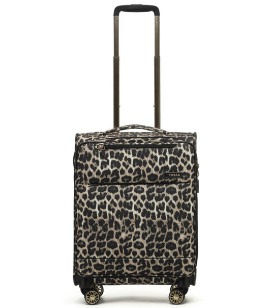 Tosca So Lite - 54 cm 4-Wheel Carry-On Suitcase - Leopard