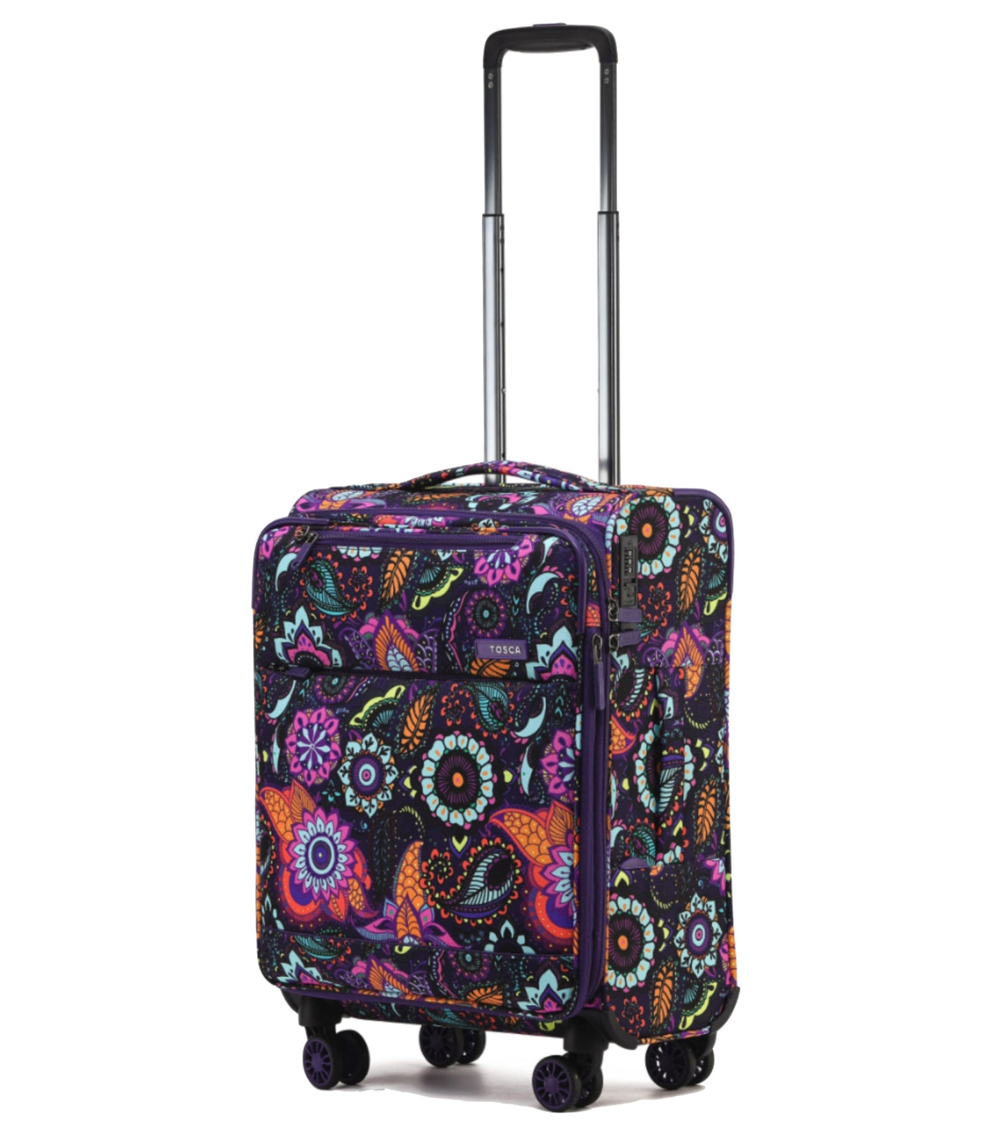 Feather light styled soft trolly carry-on case