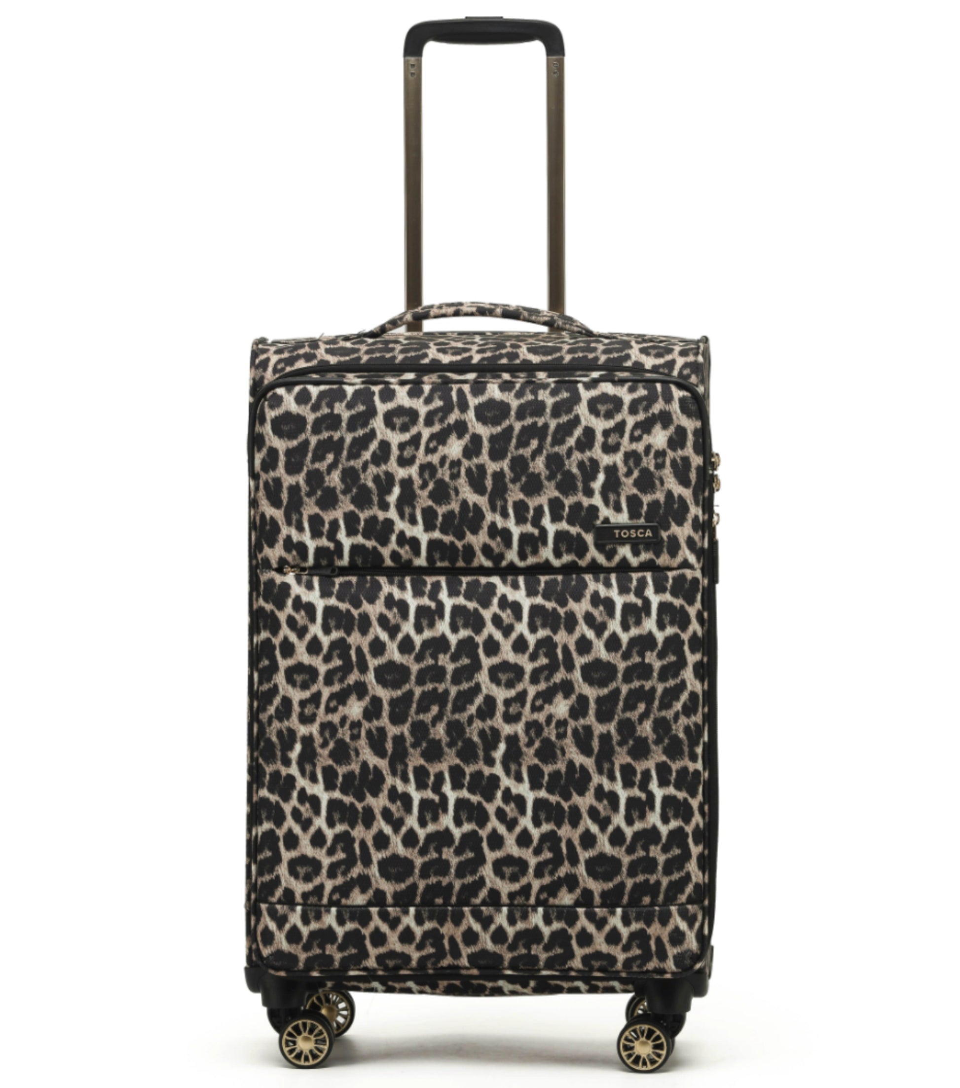 Tosca So Lite 67 cm 4-Wheel Suitcase - Leopard