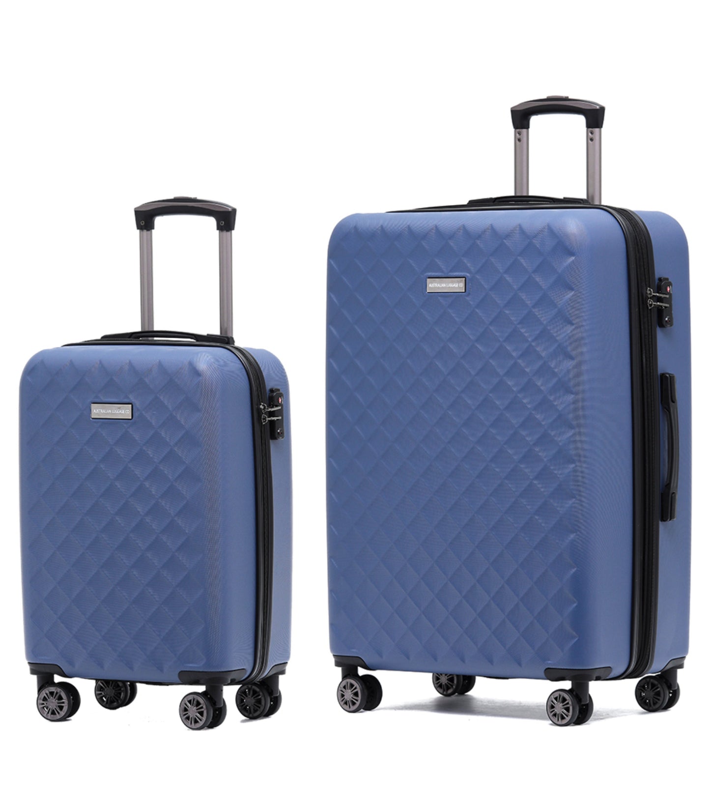 2 piece set, carry-on and large