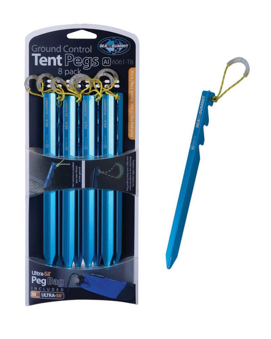 Sea to Summit : Ground Control Tent Pegs - 8 Pack