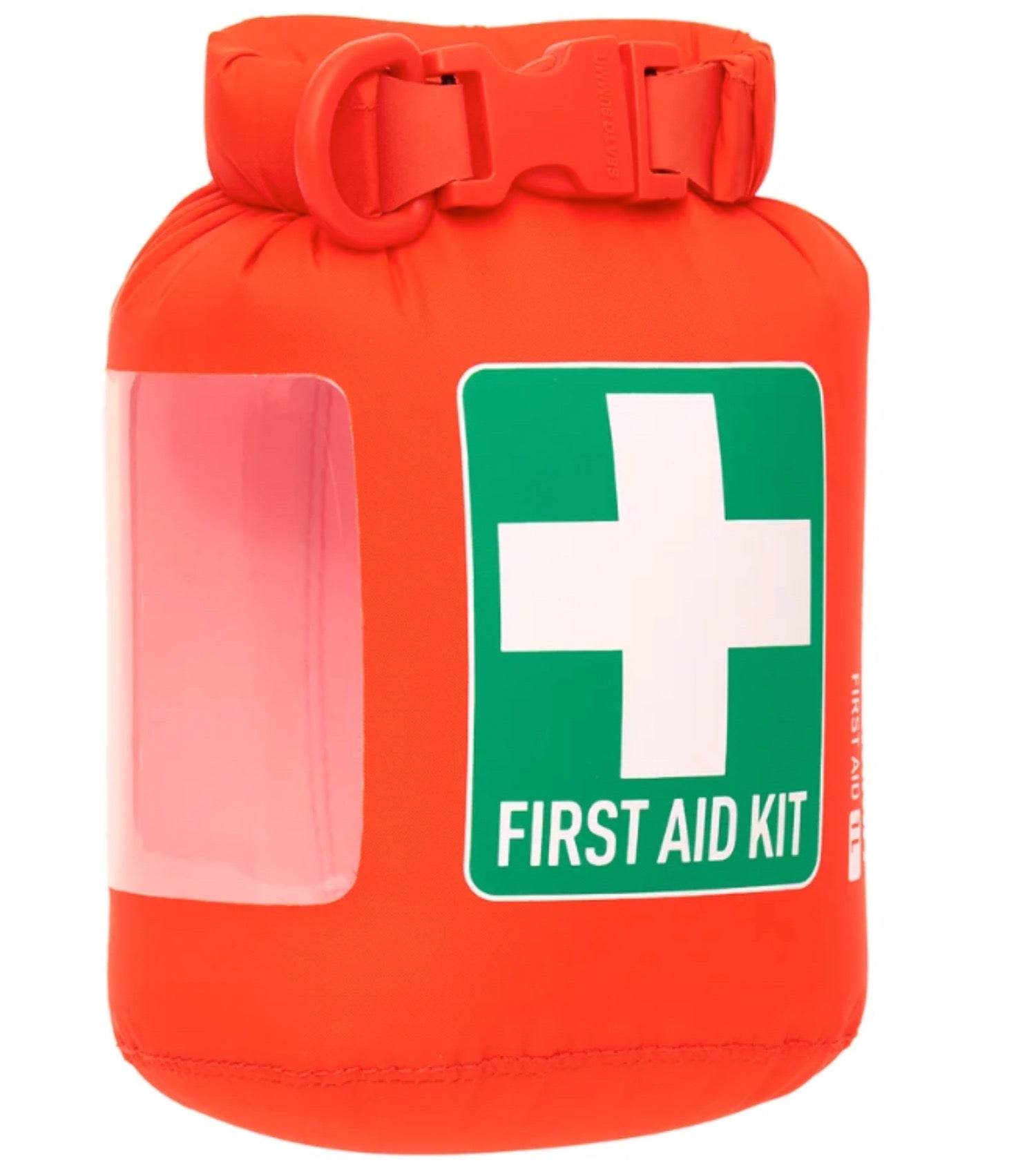 Easily identifiable first aid kit with clear TPU window to find what you need fast