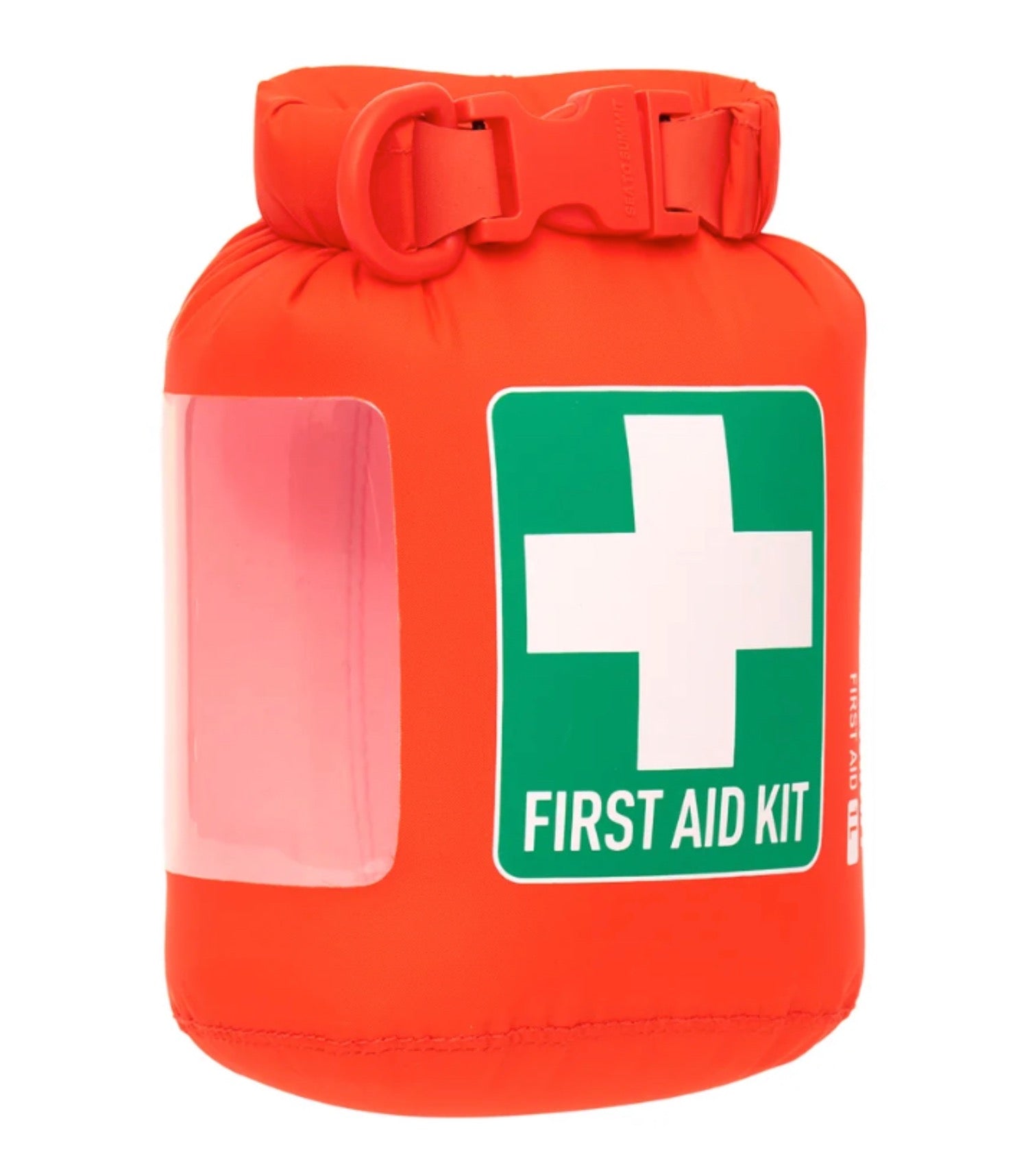 Easily identifiable first aid kit with clear TPU window to find what you need fast