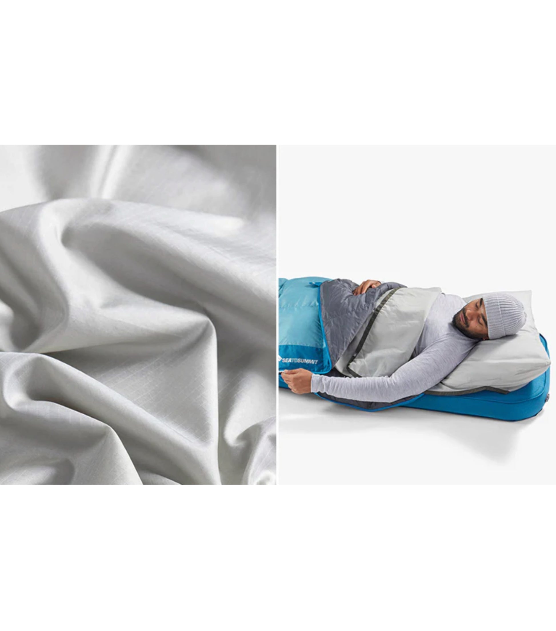 Rectangular with Pillow Sleeve is a great hygienic sleep sheet wherever you travel