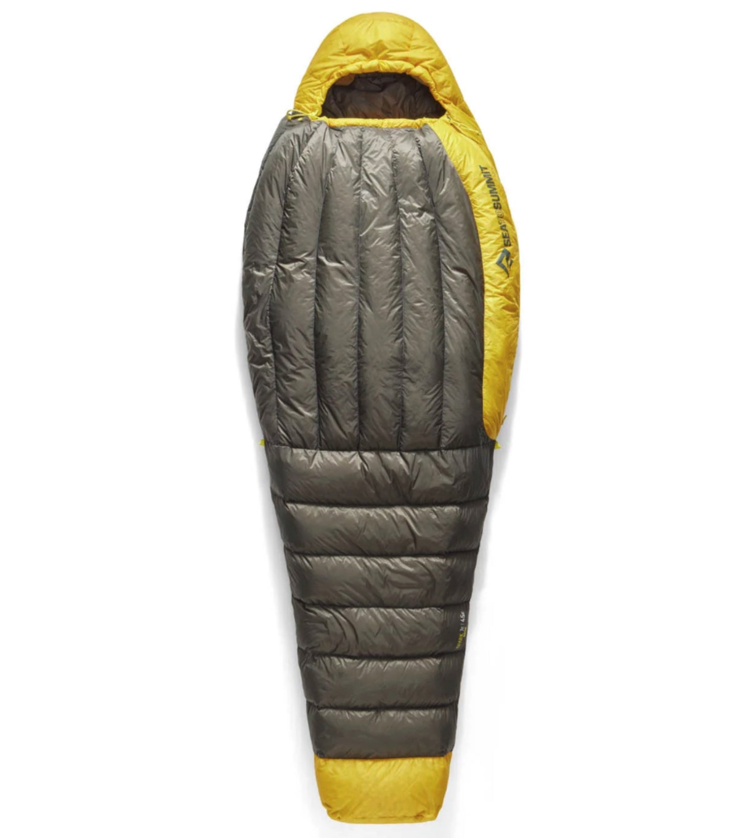 Sea to Summit Spark 7°C / 45°F Ultra Dry Down Sleeping Bag (Long Mummy) - Grey / Yellow