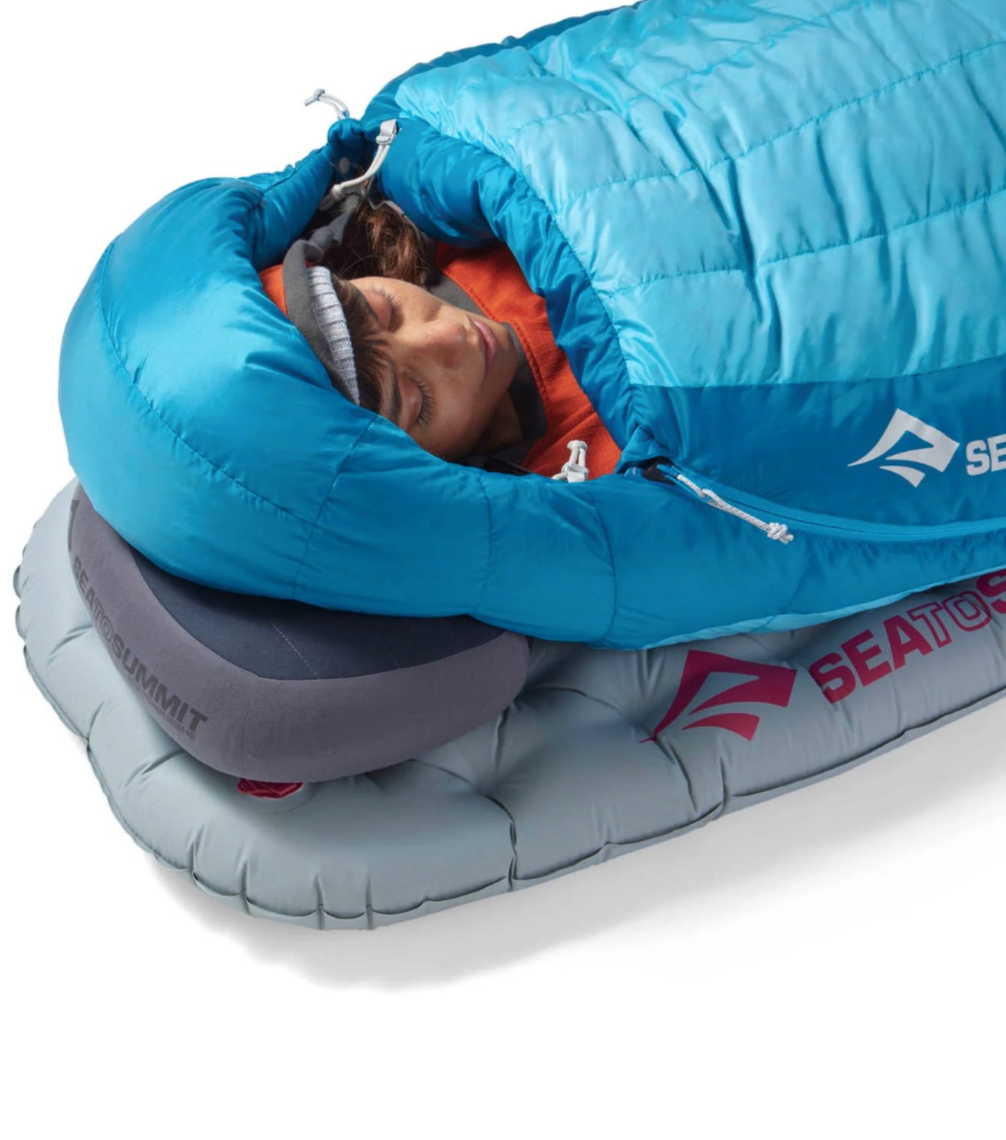 Slip an Aeros Pillow (not included) into the hood and enjoy a great night's sleep 