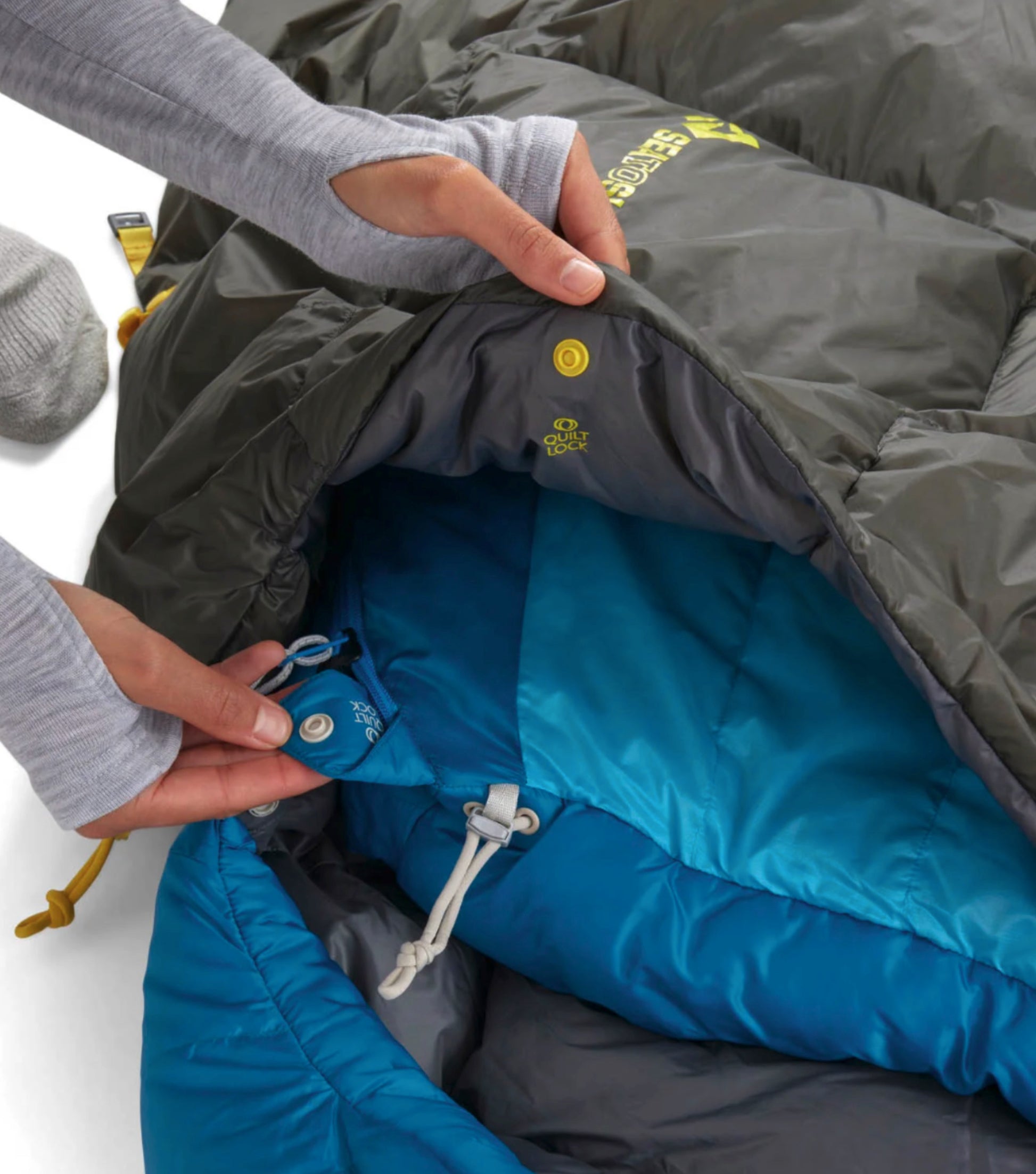 QuiltLock system means the Ember can be secured to a Sea to Summit sleeping bag for additional warmth in colder weather