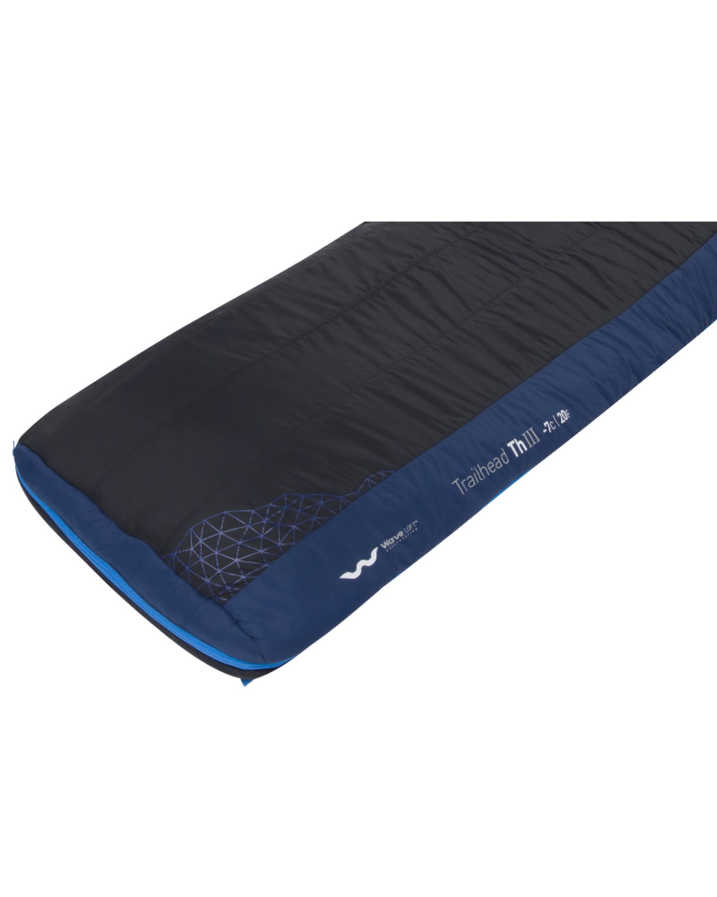 Sea to Summit Trailhead ThIII - WaveLoft Sleeping Bag - Long - Black / Navy