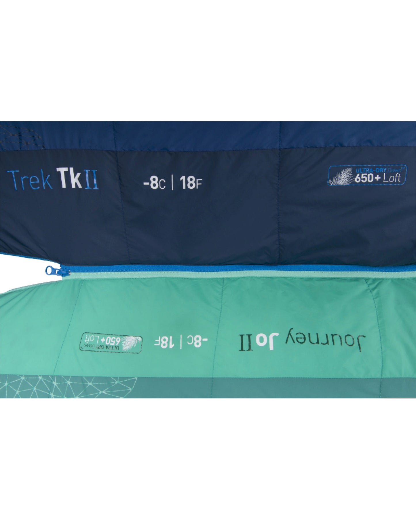 Sea to Summit Trek TkII - Ultra Dry Down Sleeping Bag - Regular Wide - Blue