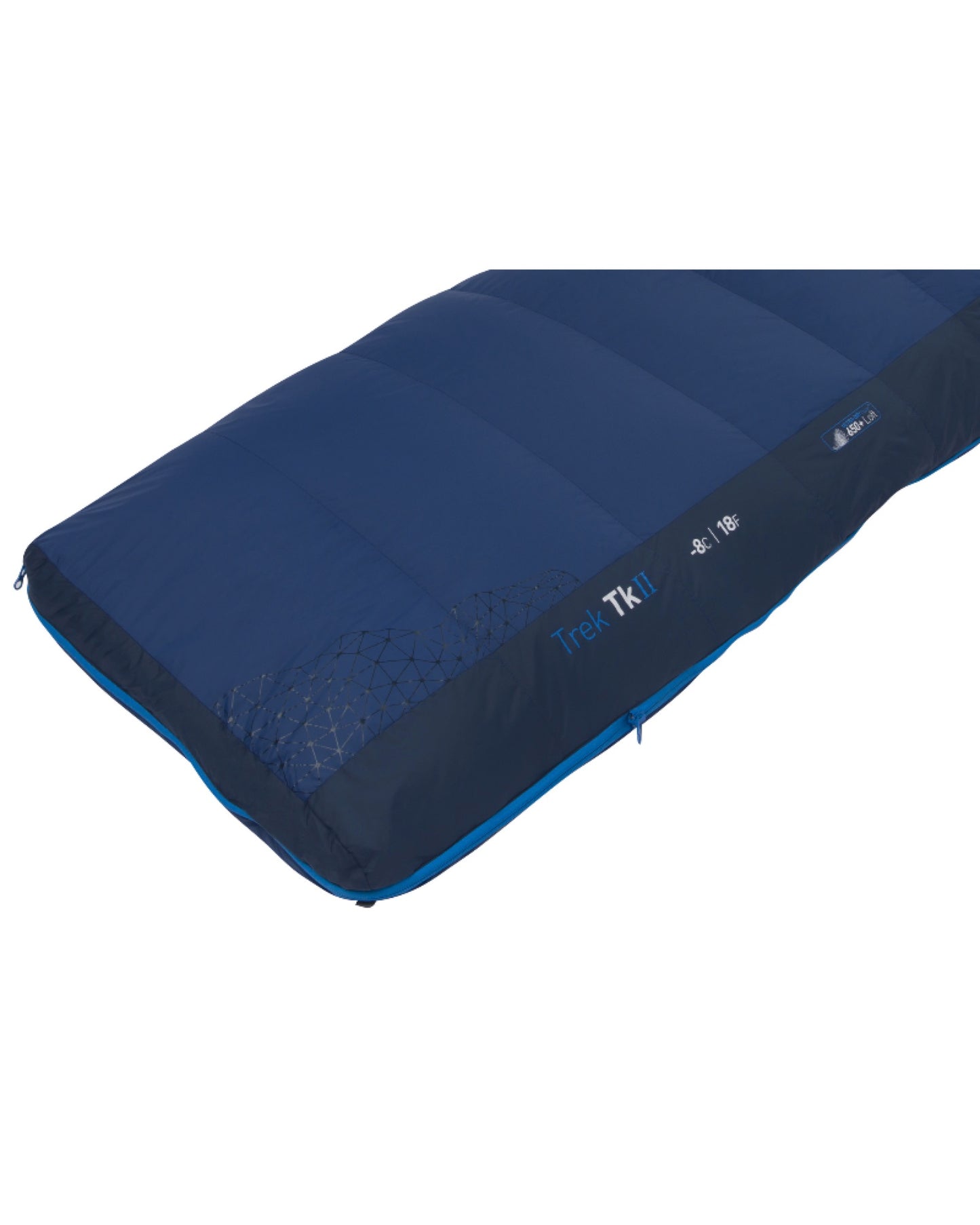 Sea to Summit Trek TkII - Ultra Dry Down Sleeping Bag - Regular Wide - Blue