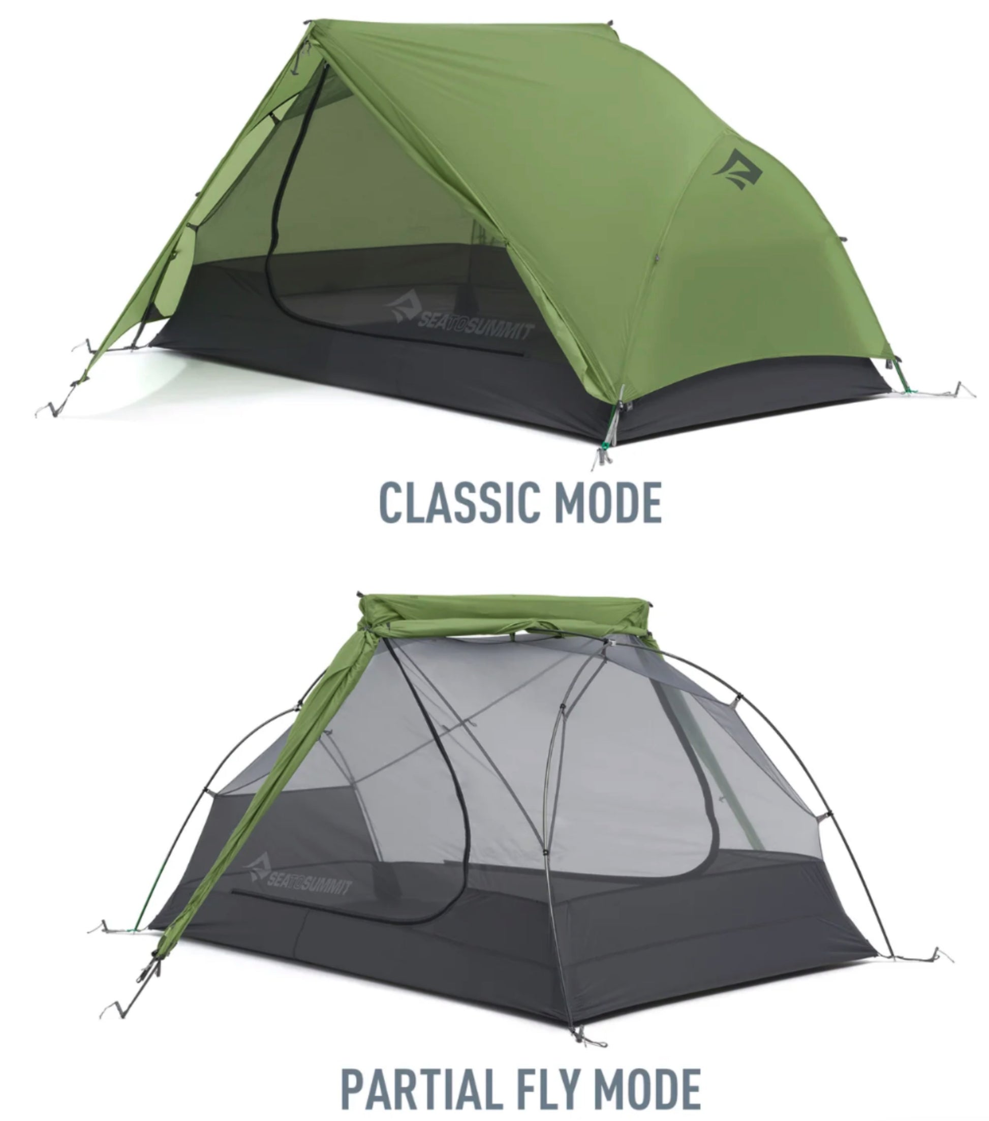 Sea To Summit Telos TR2 Ultralight Bikepack Tent (2 Person) - Green