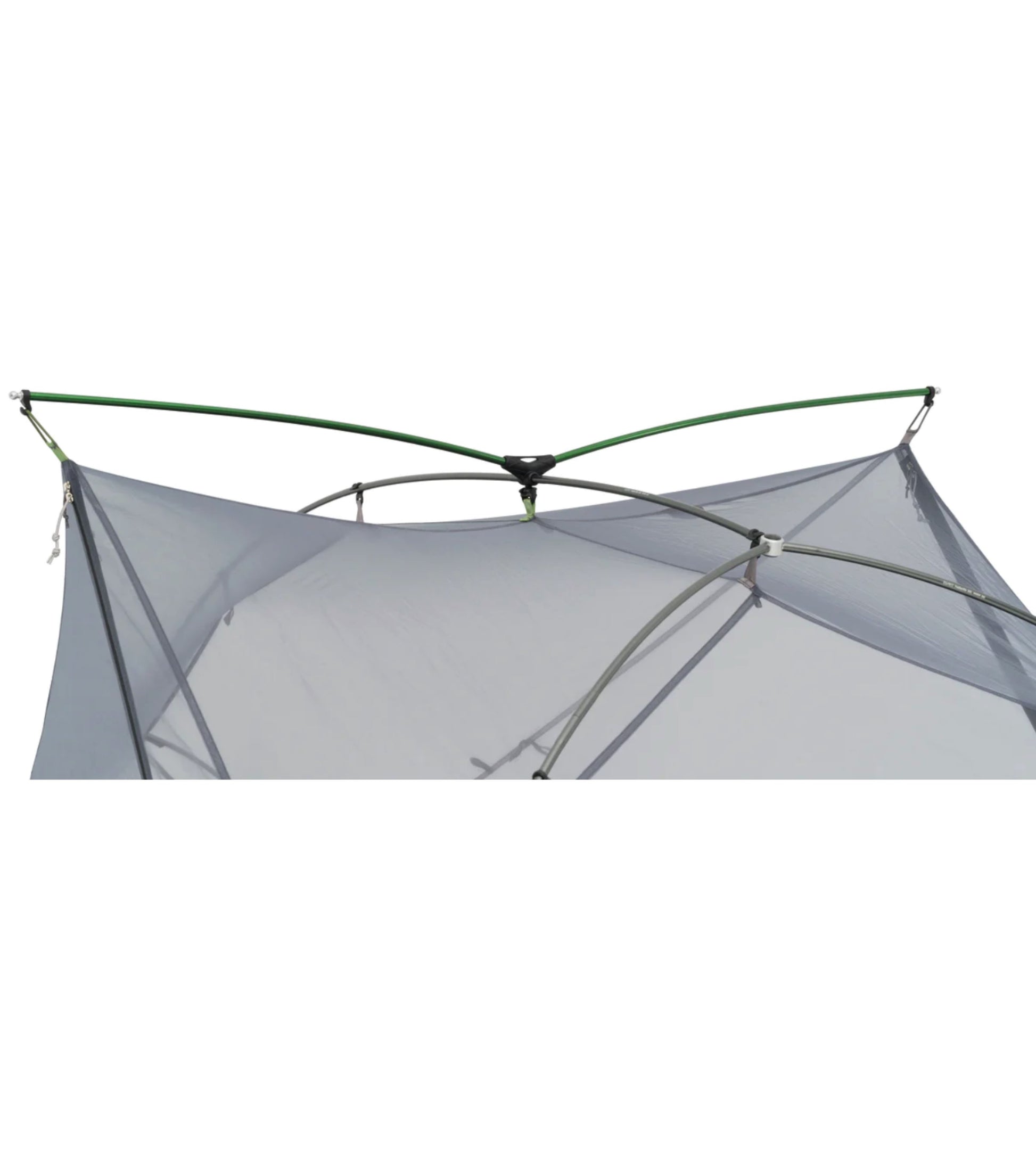 Tension Ridge raises the tent’s shape upwards for more usable head-and-shoulder space