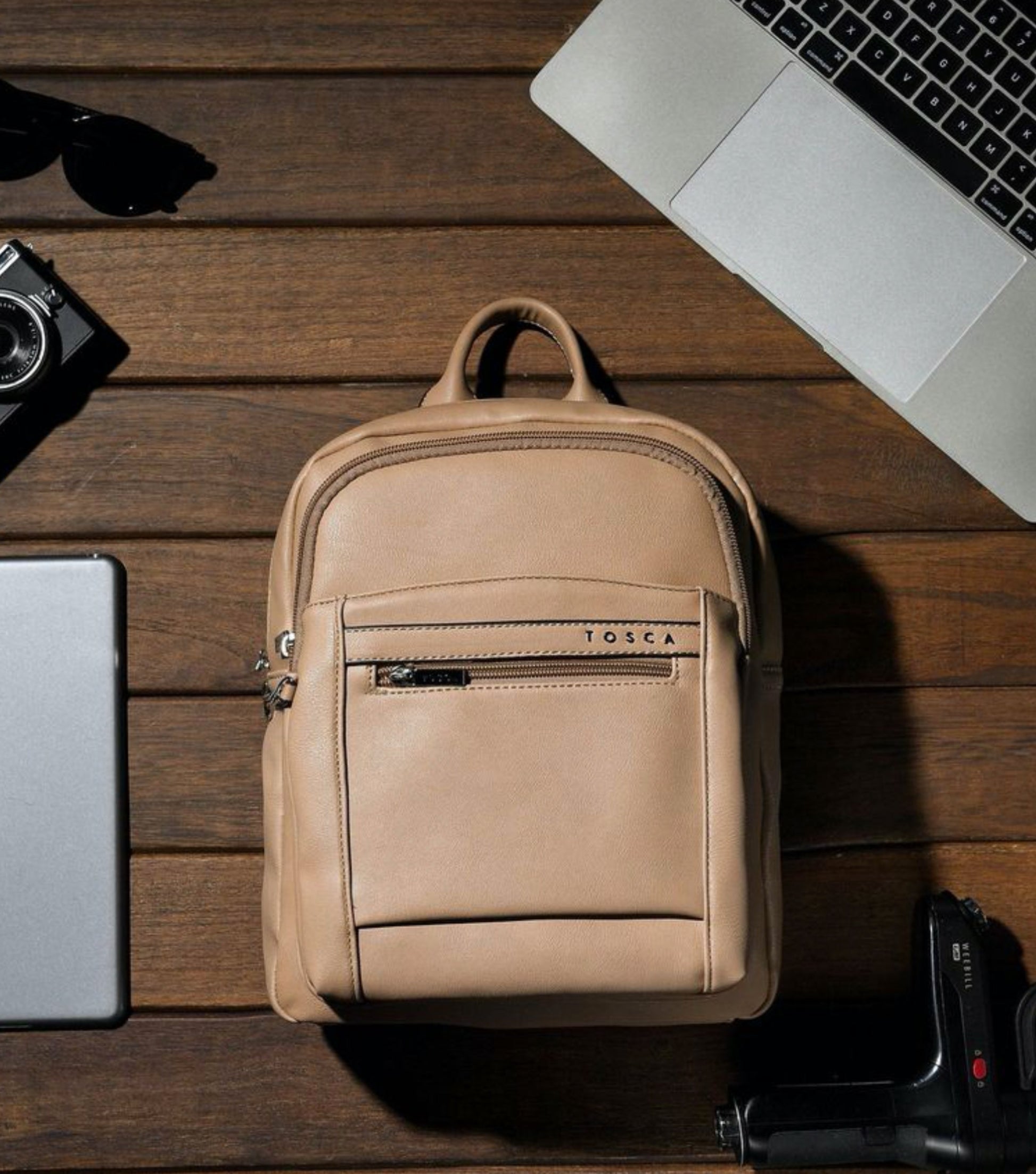 This backpack is stylish, sophisticated and perfect for travelling