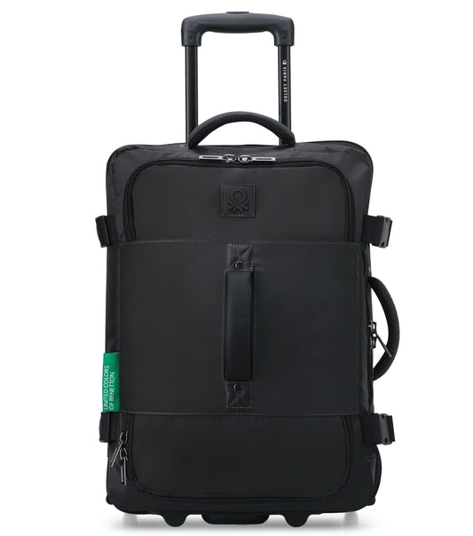 Delsey Benetton Now! 53 cm Wheeled Duffle Bag - Black