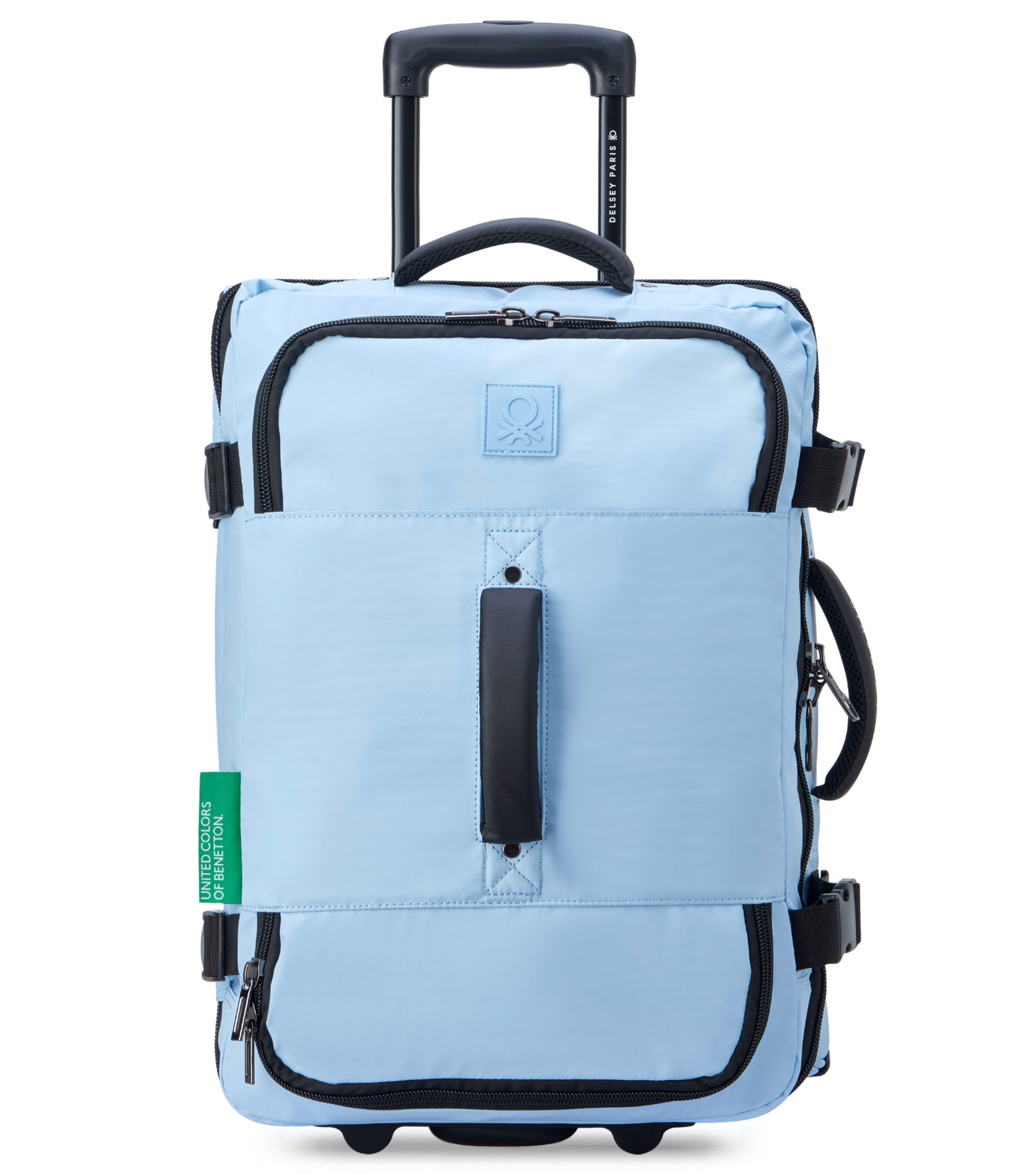 Delsey Benetton Now! 53 cm Wheeled Duffle Bag - Light Blue