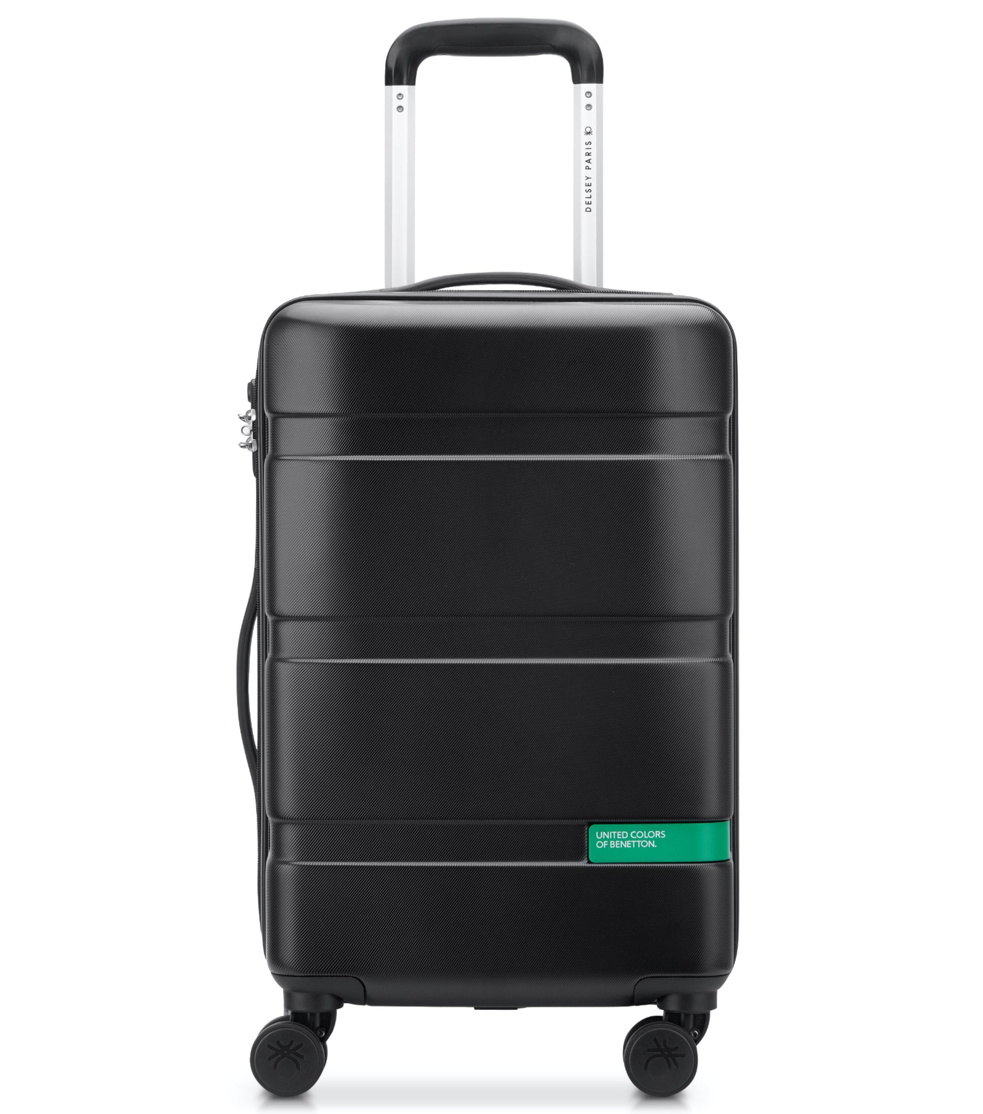 Delsey Benetton Now! 55 cm 4-Wheel Carry-on Case - Black