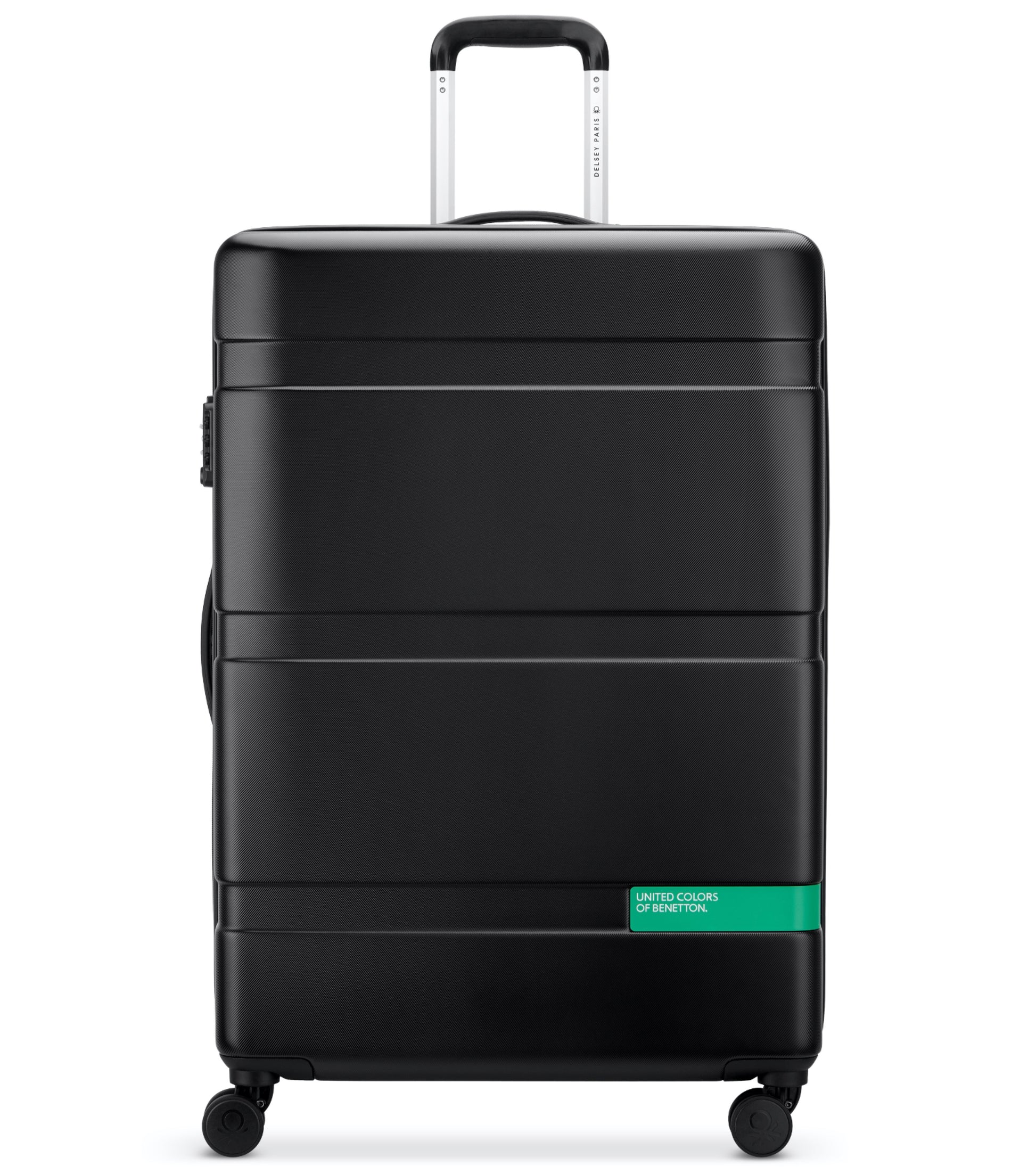 Delsey Benetton Now! 76 cm 4-Wheel Large Spinner Case - Black