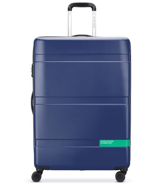 Delsey Benetton Now! 76 cm 4-Wheel Large Spinner Case - Navy