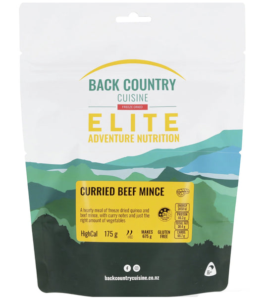 Back Country Cuisine Elite : Curried Beef Mince - Regular Serve