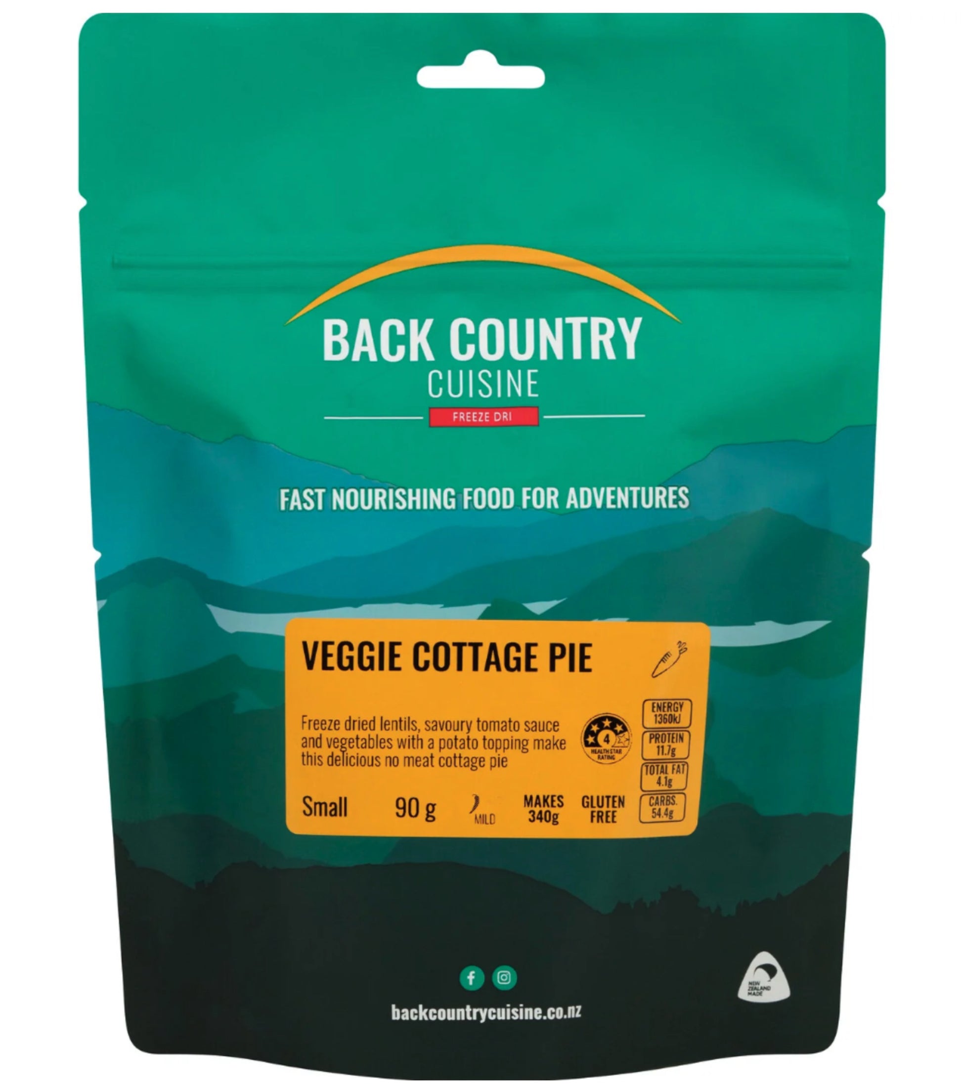 Back Country Cuisine Veggie Cottage Pie GF - Small