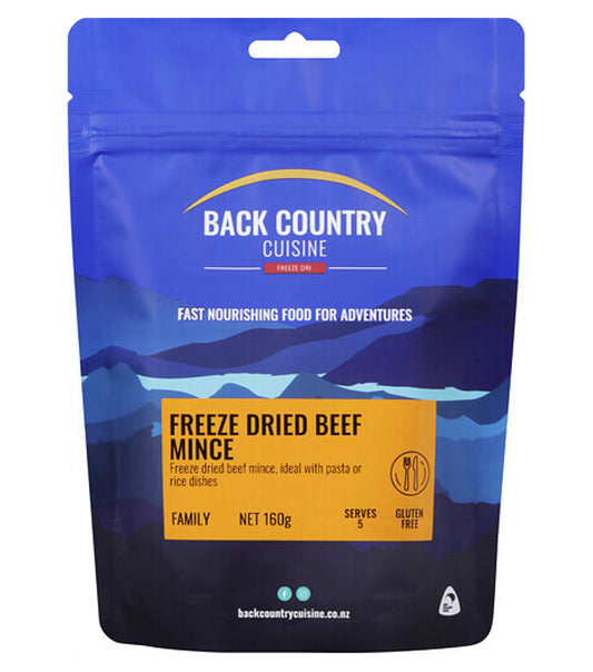 Back Country Cuisine : Freeze Dried Beef Mince (Gluten Free)