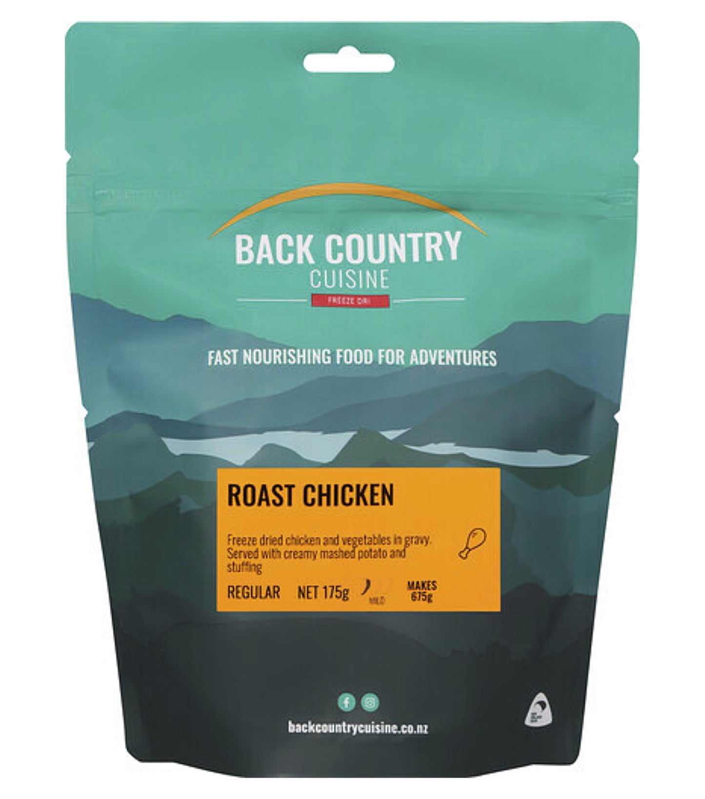 Back Country Cuisine : Roast Chicken - Regular Serve