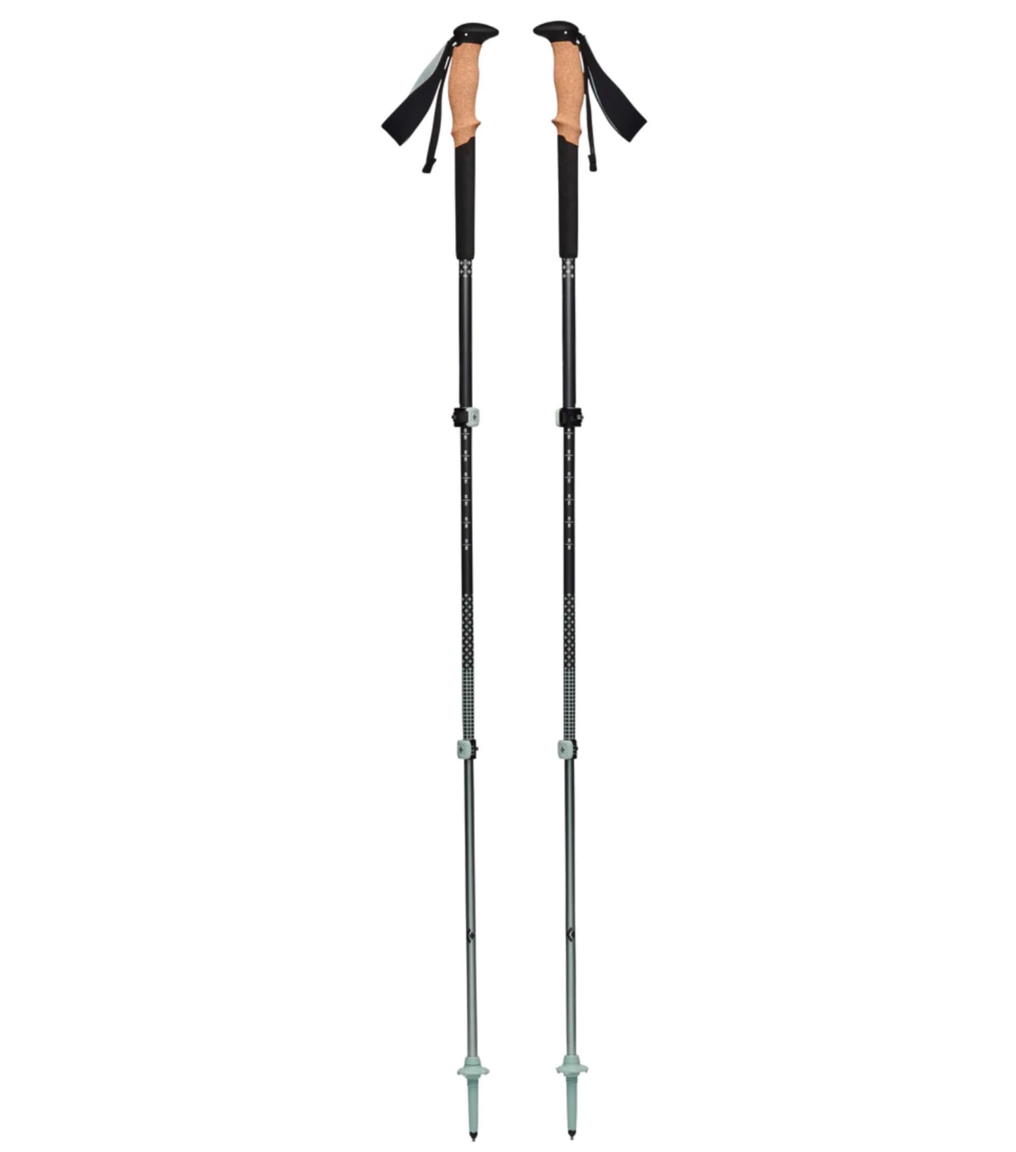 Black Diamond Pursuit Trekking Poles S/M (100 - 125 cm) - Charcoal / Foam Green