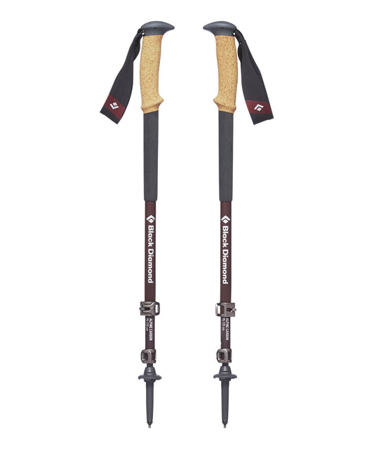 Black Diamond Women's Alpine Carbon Cork S19 Poles - Collapsed