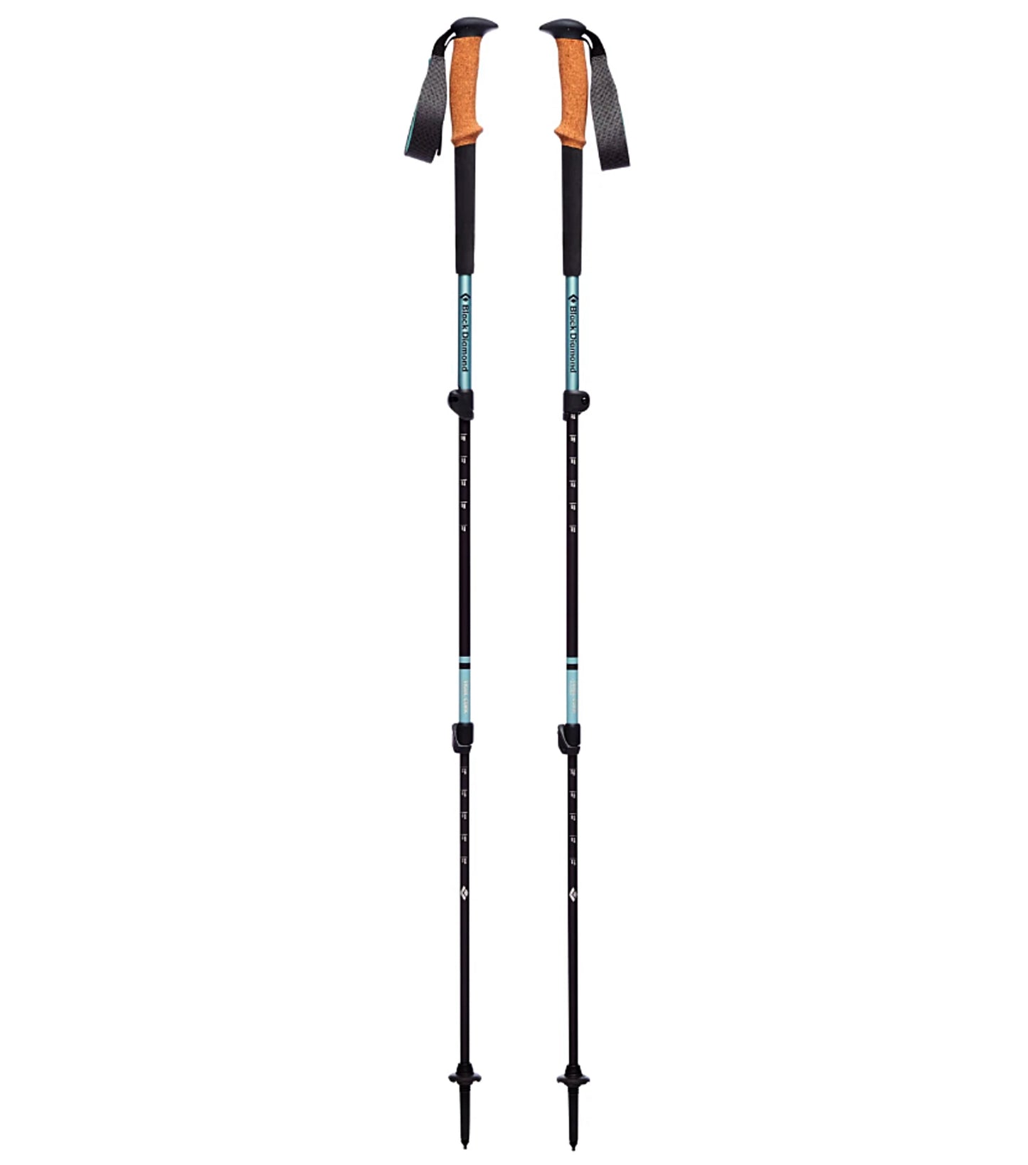 Black Diamond Women's Trail Cork Trekking Poles (100 - 125 cm) - Alpine Lake