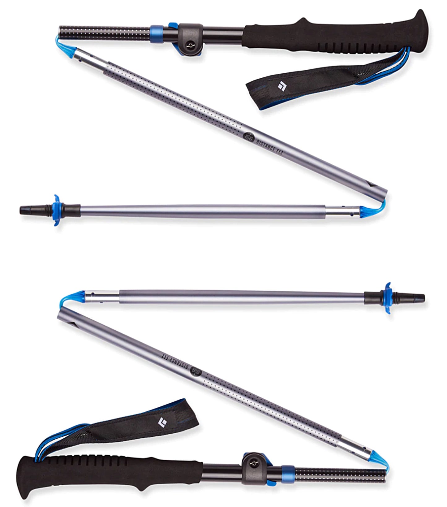 Black Diamond Distance Carbon Z Trekking Poles 120 cm - Ultra Blue