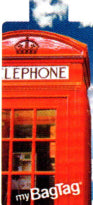 MyBagTag Luggage Tag - Telephone Box