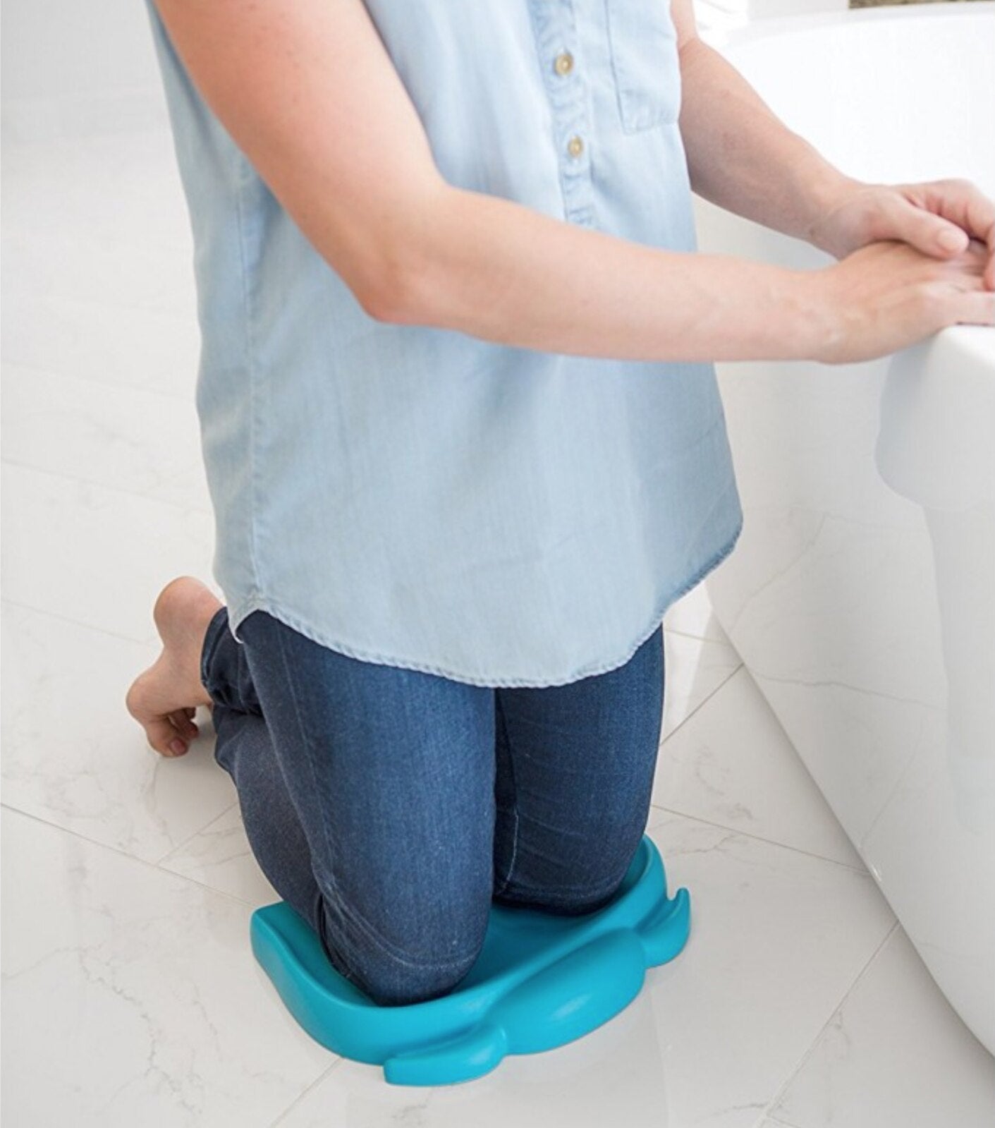 Bumbo Elipad Toddler Floor Seat and Kneeling Pad - Blue