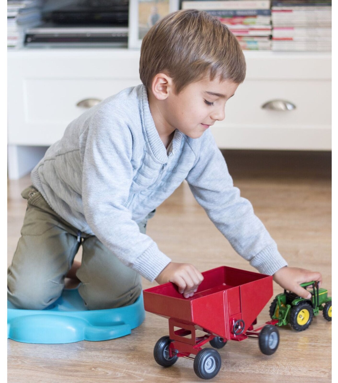 Bumbo Elipad Toddler Floor Seat and Kneeling Pad - Blue