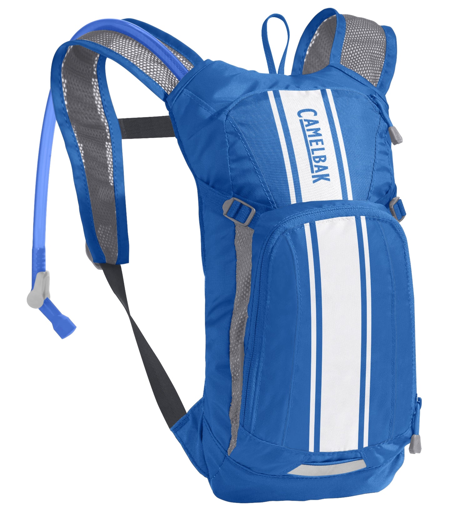 Camelbak Mini MULE 1.5L Children's Sports Hydration Pack - Lapis Blue / White Stripe