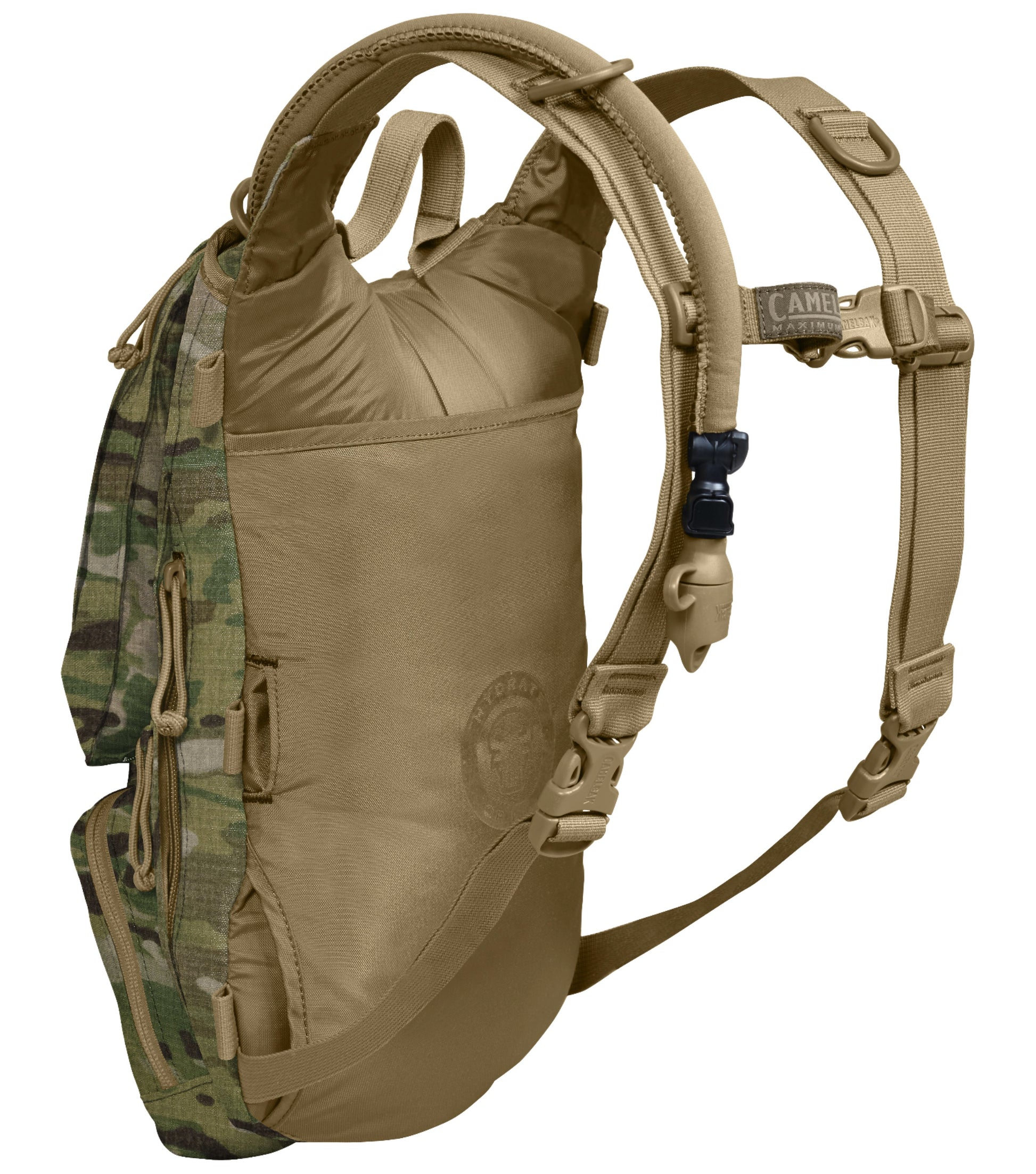 Side-release shoulder straps for rapid removal