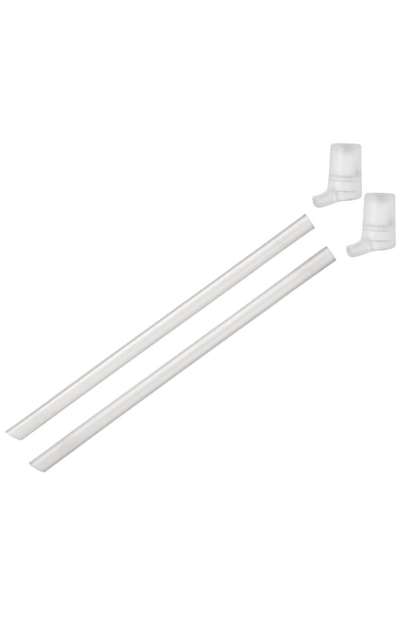 CamelBak ADULT eddy+ PLUS Replacement 2 x Bite Valves and Straws - Clear (Adult Size)