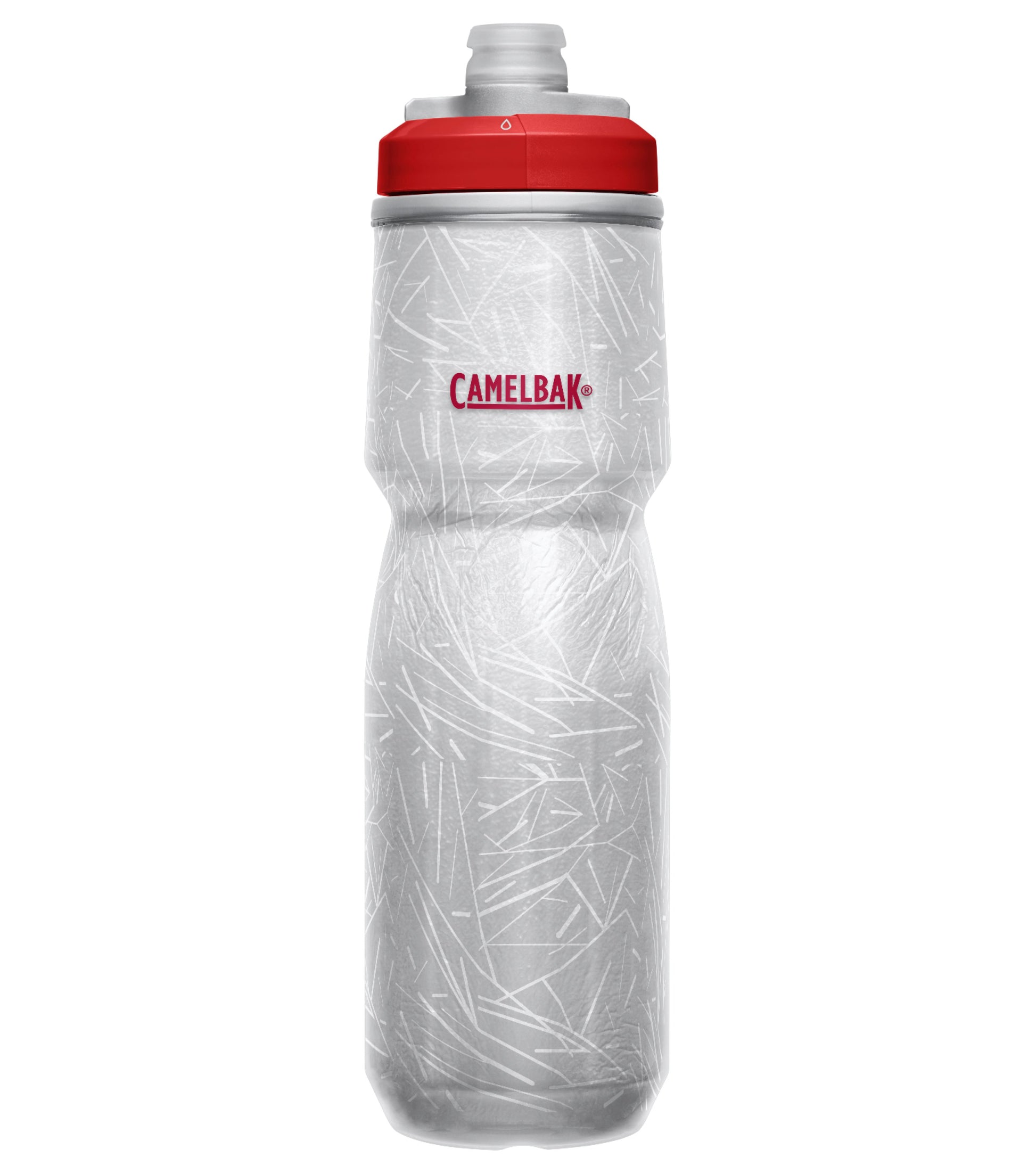 Infused with Aerogel Insulation, which has been added to keep water cold four times longer than other squeeze water bottles