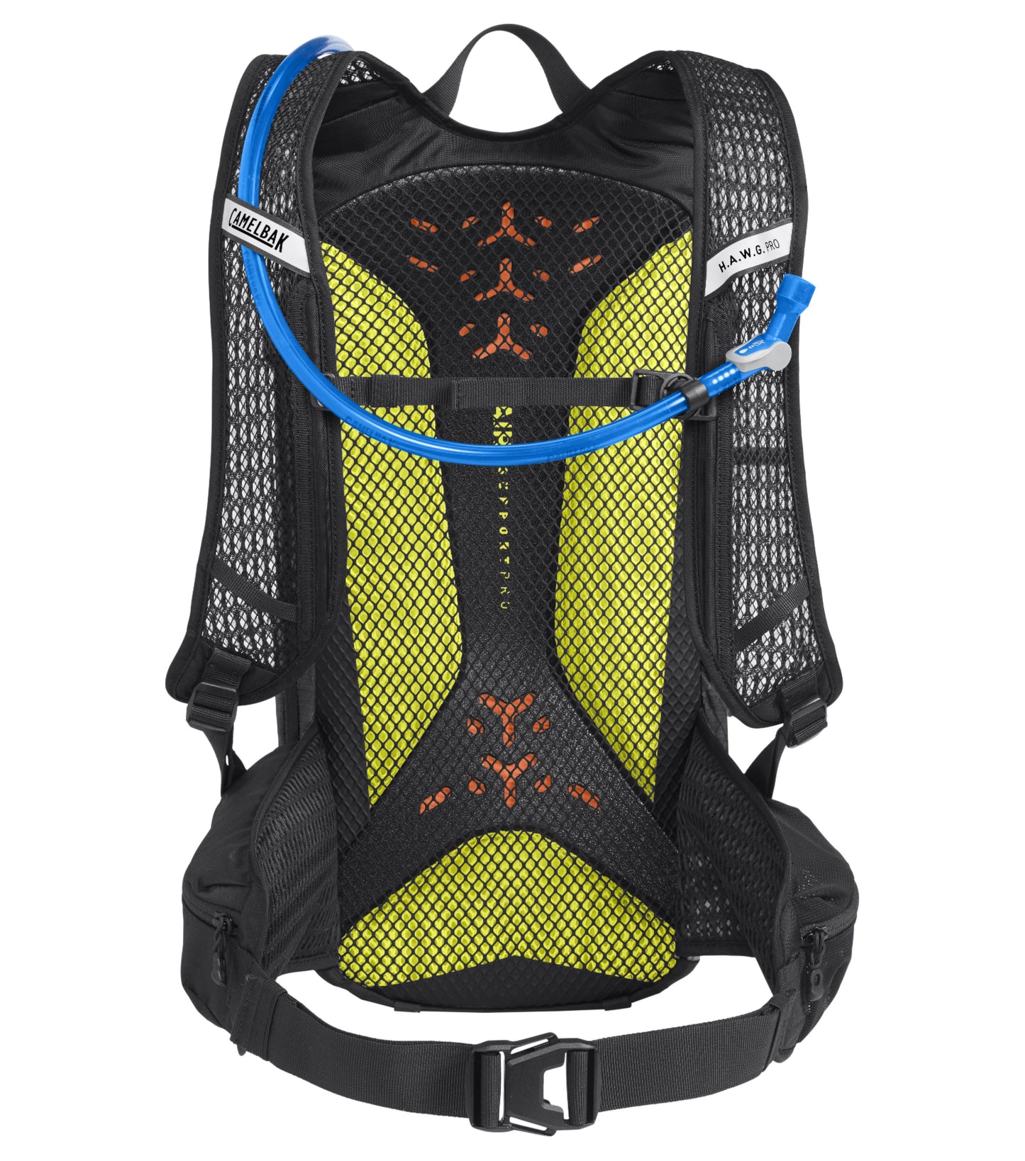 Air Support Pro back panel with body mapping technology