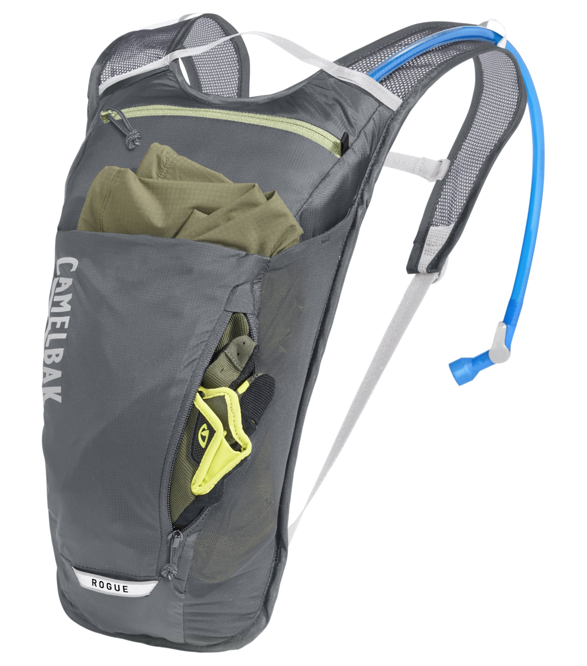 Stretch overflow storage compartment lets you easily stash a rain shell or extra layer