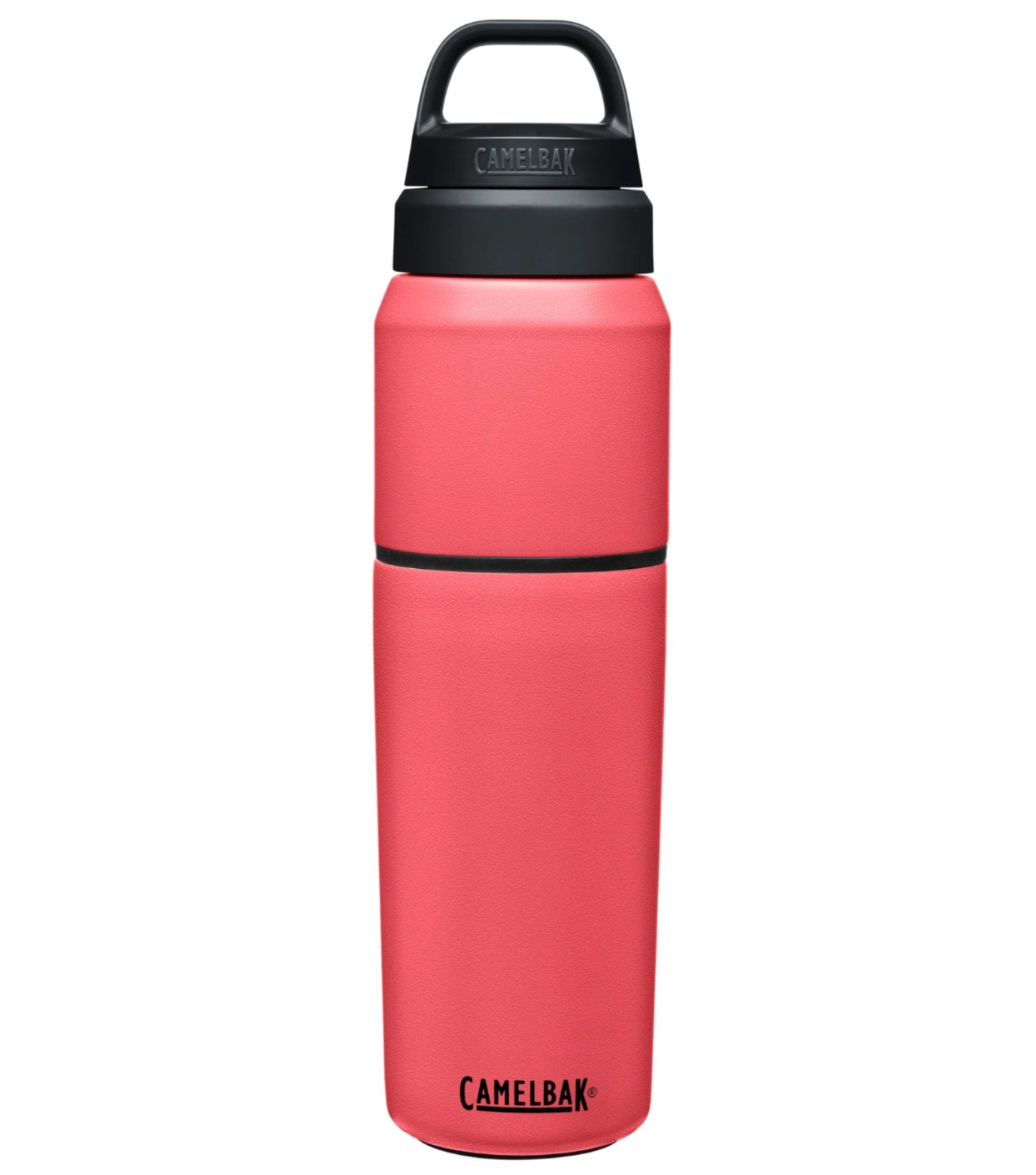 Camelbak MultiBev 650ml Bottle / 500ml Cup, Stainless Steel Vacuum Insulated - Wild Strawberry