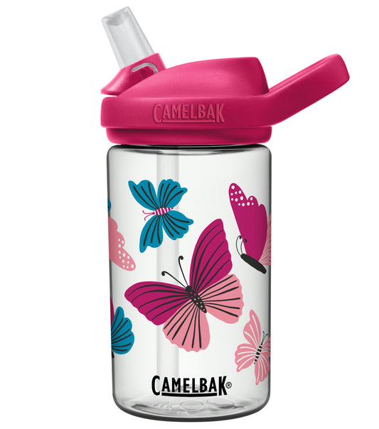  CamelBak Eddy+ Kids 400ml Drink Bottle - Colorblock Butterflies (Tritan Renew)