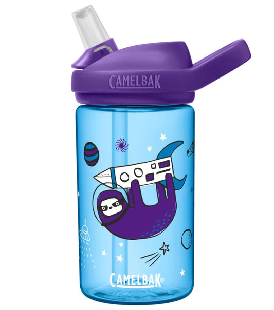 CamelBak Eddy+ Kids 400ml Drink Bottle - Sloths in Space (Tritan Renew)