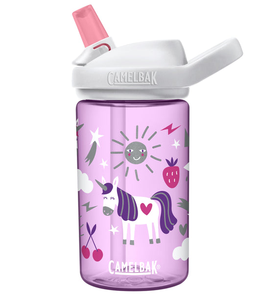  CamelBak Eddy+ Kids 400ml Drink Bottle - Unicorn Party (Tritan Renew)