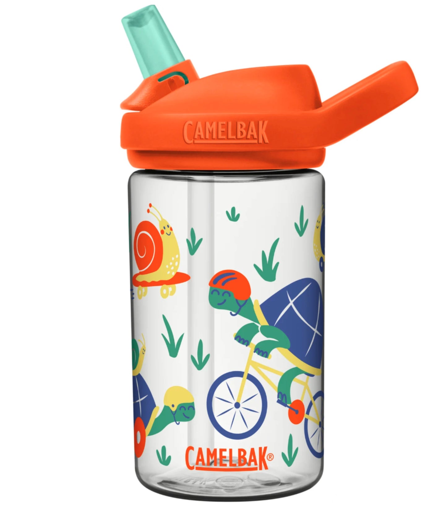 CamelBak Eddy+ Kids 400ml Drink Bottle (Tritan Renew) - Slow Poke Parade