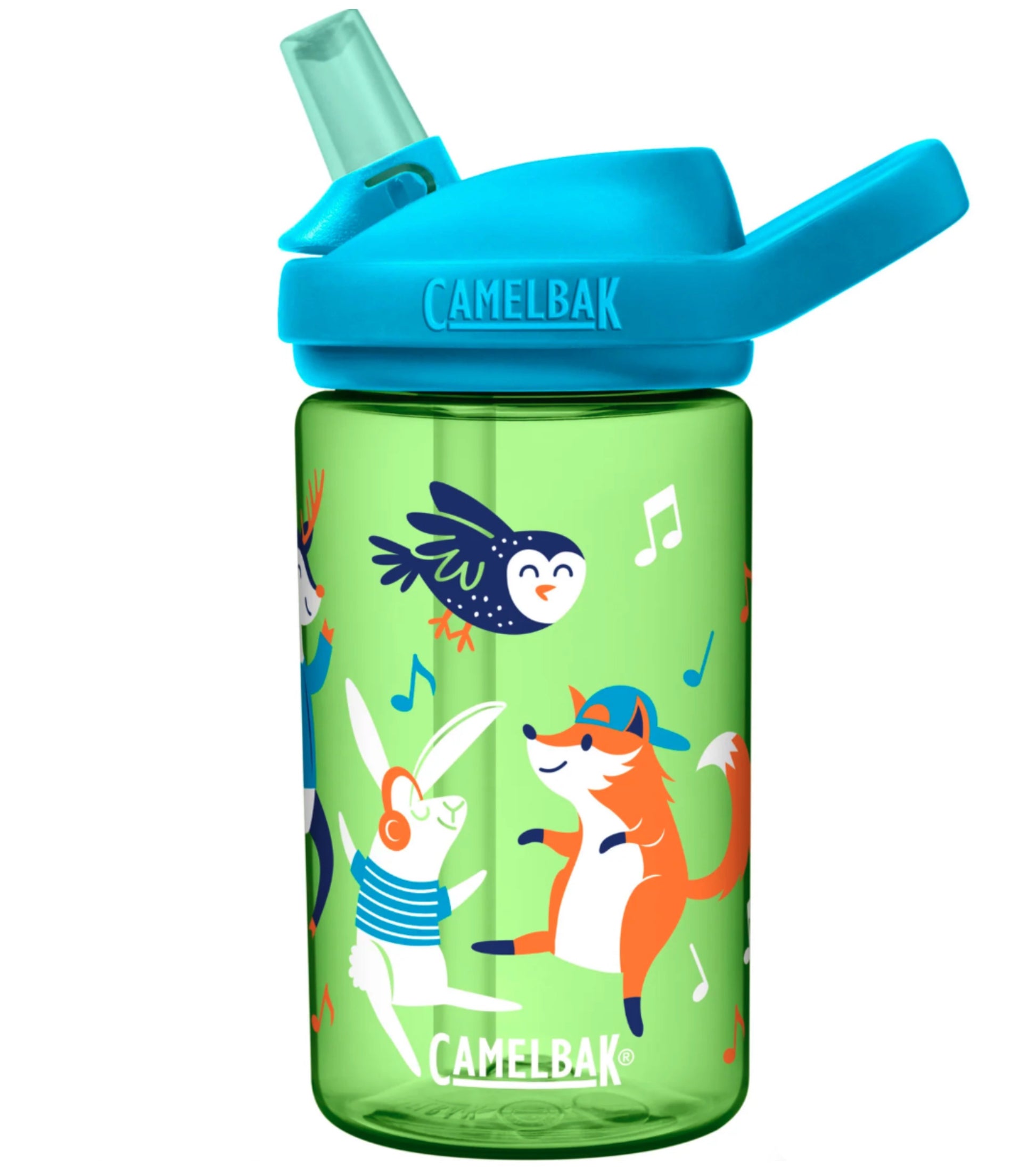 CamelBak Eddy+ Kids 400ml Drink Bottle (Tritan Renew) - Party Animals