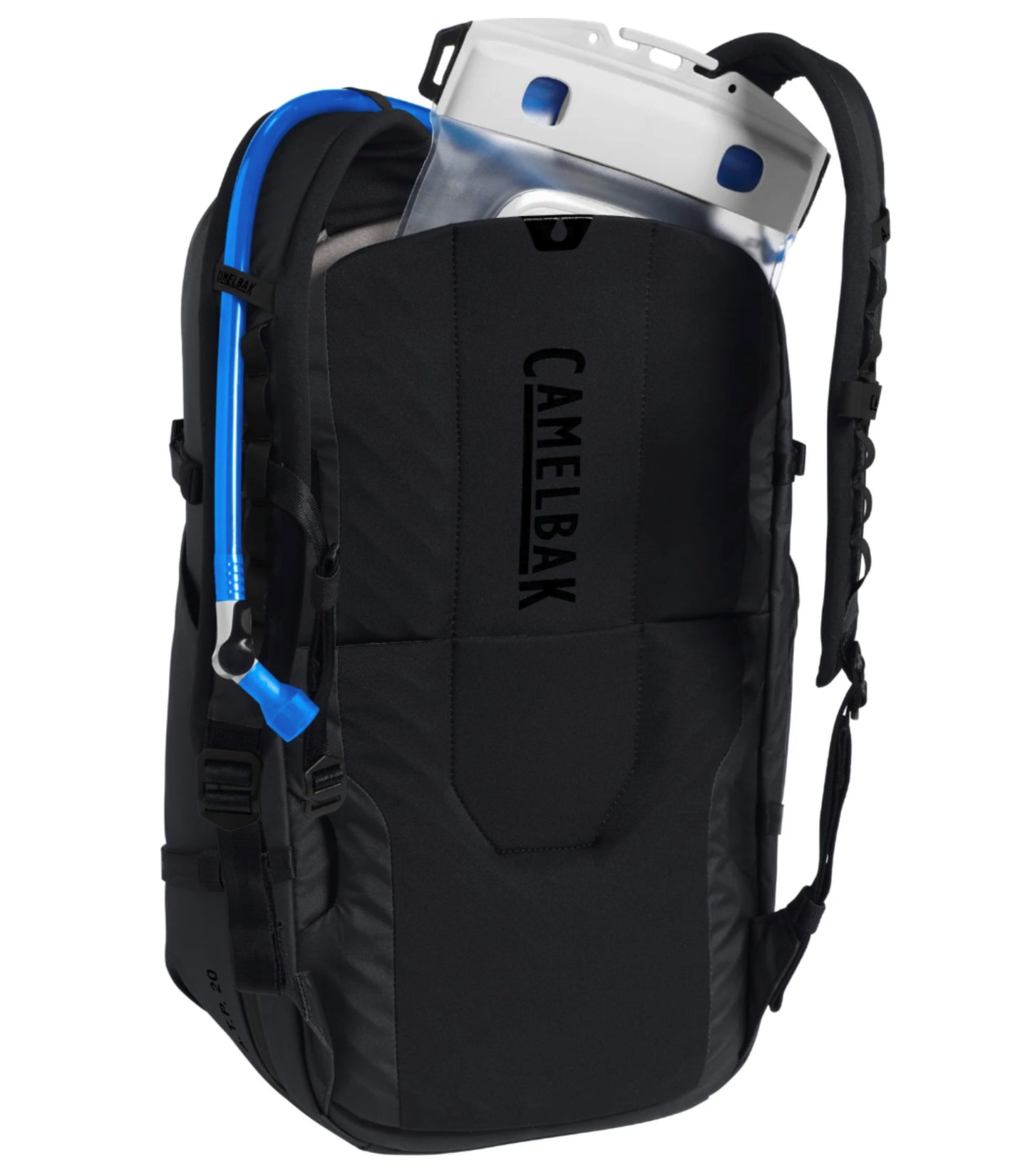 Compatible with up to a 3L CamelBak® reservoir to help you stay hydrated on the go (Reservoir not included)