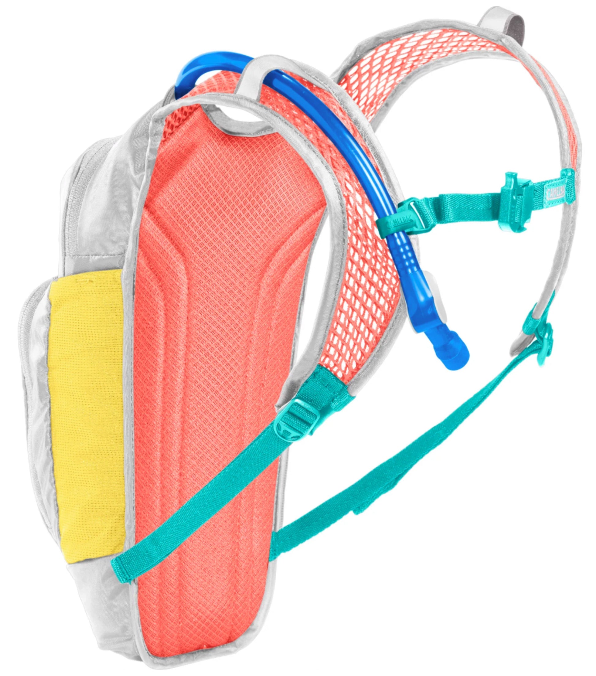 Tube Trap: Allows you to grab the hydration tube without having to unbuckle or unhook, for easy, on the go hydration