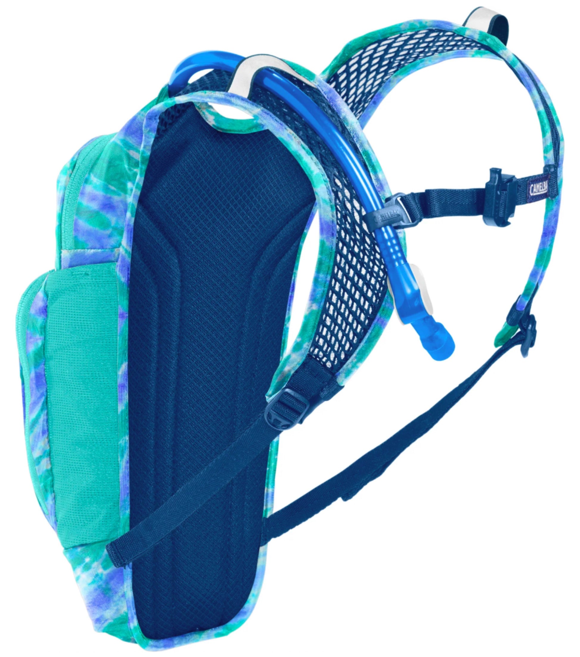 Camelbak Mini MULE 1.5L Kids Sports Hydration Pack - Tie Dye / Blue