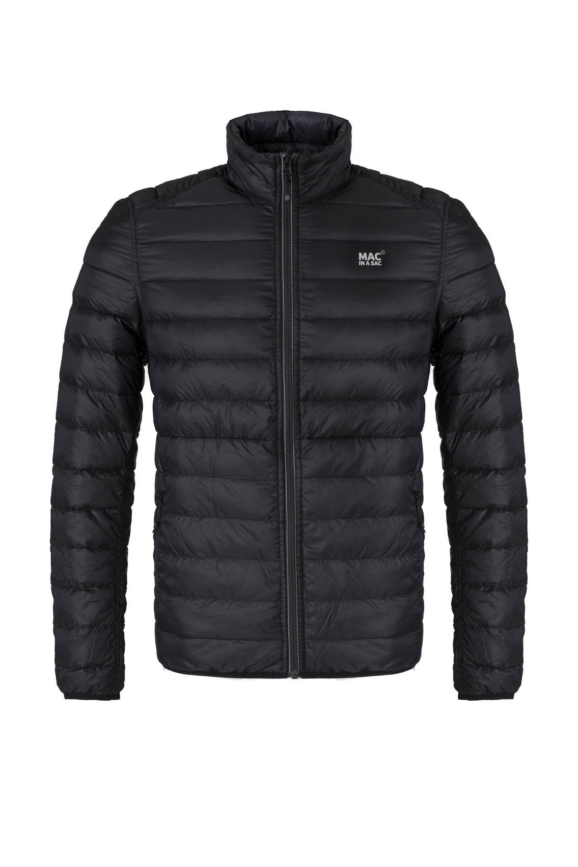 Mac in a Sac Polar - Mens Reversible Down Jacket - Medium - Jet Black / Charcoal