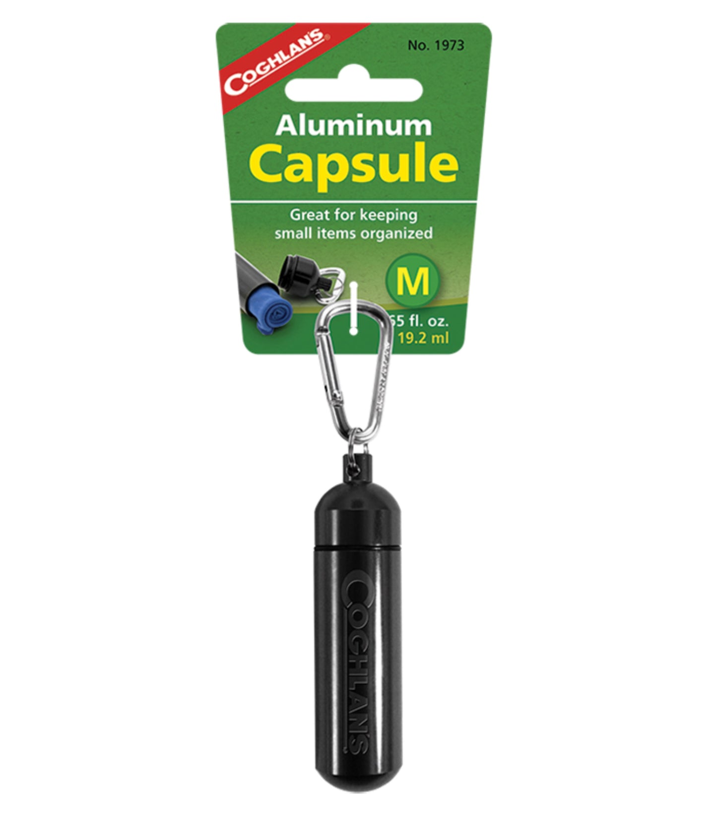 Coghlans Aluminium Capsule (Medium) - Black